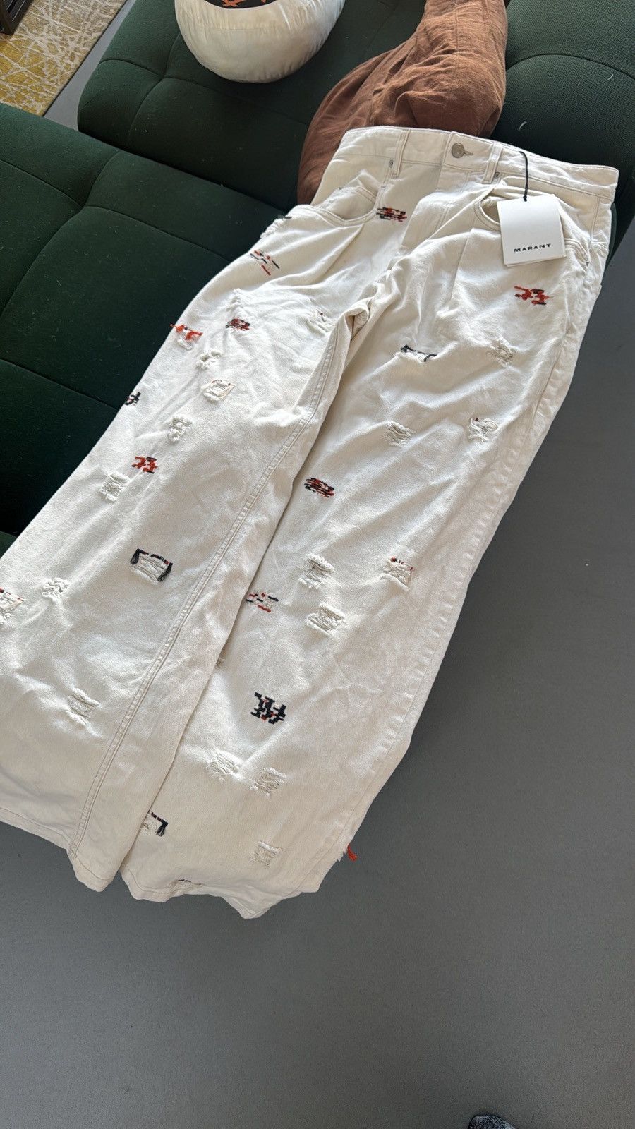 Isabel Marant Isabel Marant JANAEL PANTS HEMP ECRU Pants Size US 32 / EU 48 - 4 Thumbnail