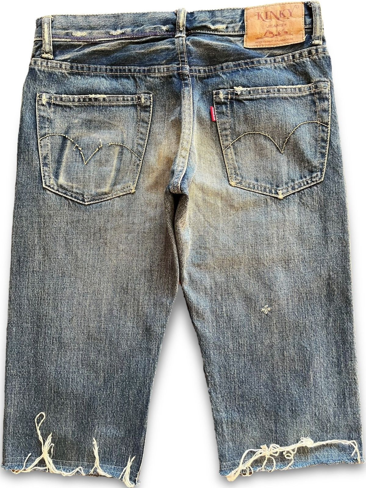 Hysteric Glamour × Seditionaries Vintage Hysteric Glamour Kinky Selvedge Jeans Shorts Size US 29 - 3 Thumbnail