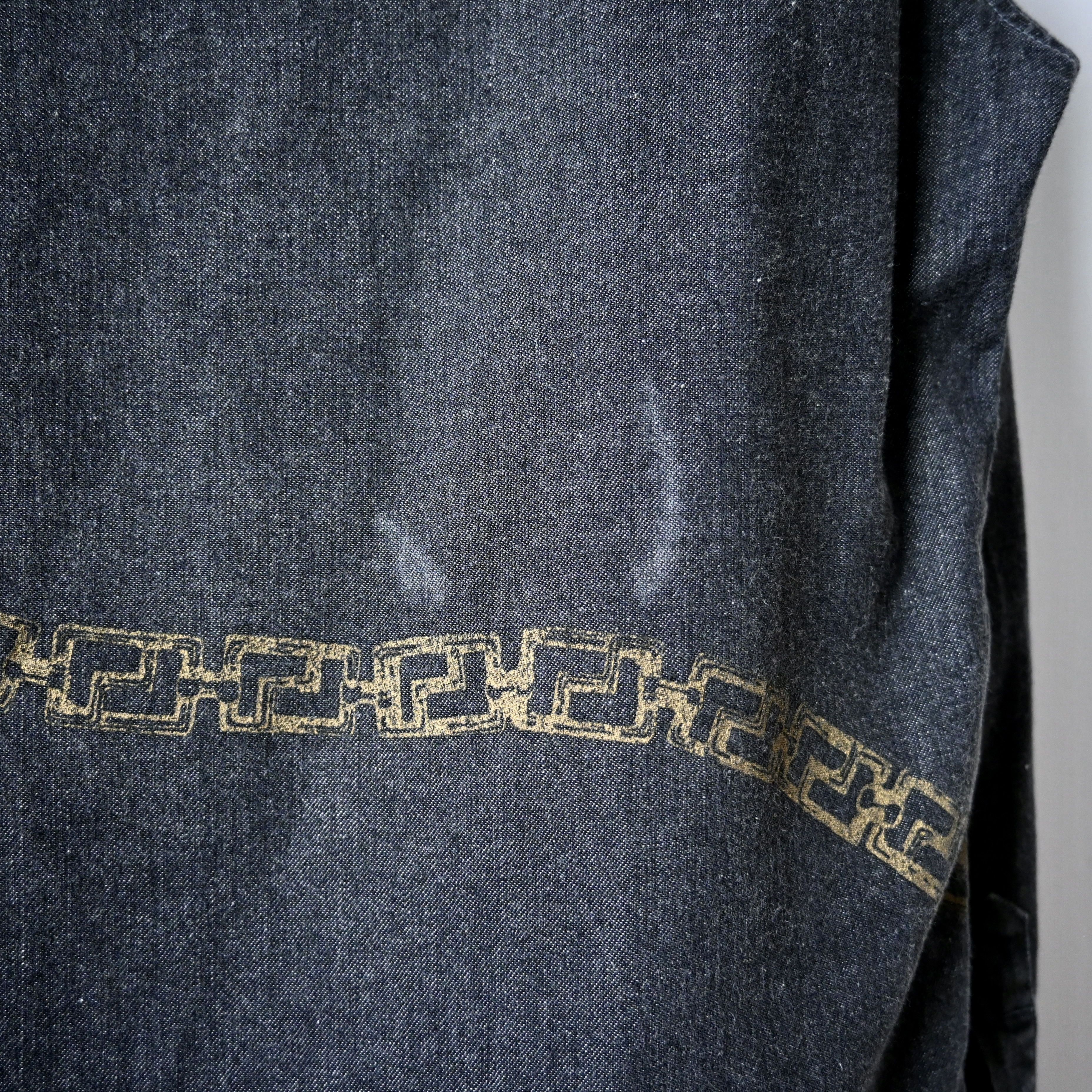 Versace Jeans Couture VTG 2000s VERSACE JEANS COUTURE denim shirt made in Italy Size US M / EU 48-50 / 2 - 5 Thumbnail