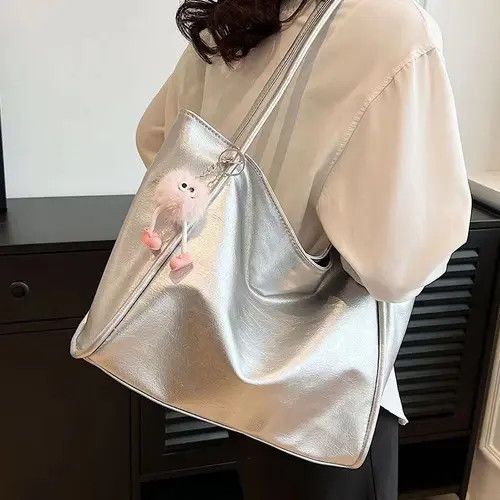Japanese Brand Silver versatile shoulder bag Size ONE SIZE - 4 Thumbnail