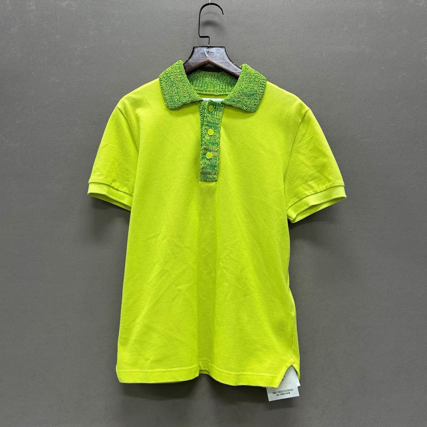 Bottega Veneta BV 99 New Apple Green Polo Shirt S ys001334 Size US S / EU 44-46 / 1 - 1 Thumbnail