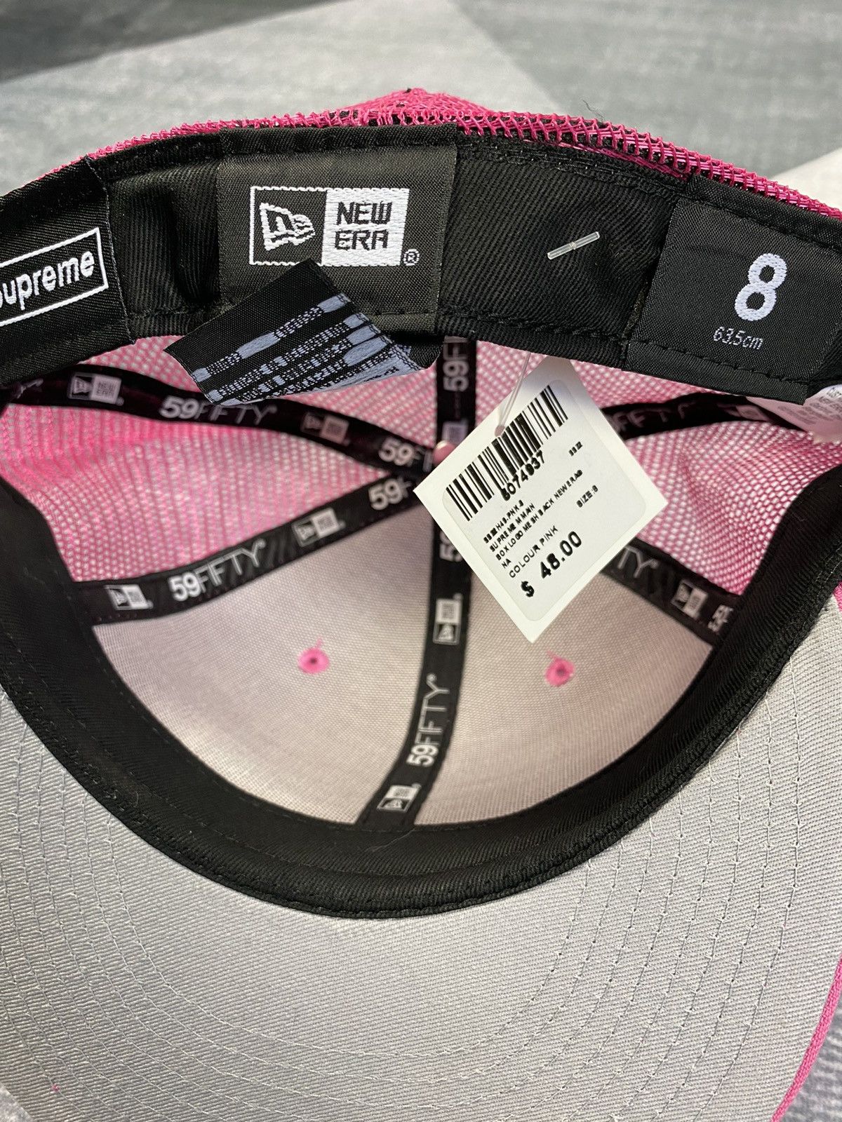 New Era × Supreme Supreme Box Logo Mesh back Size ONE SIZE - 6 Thumbnail