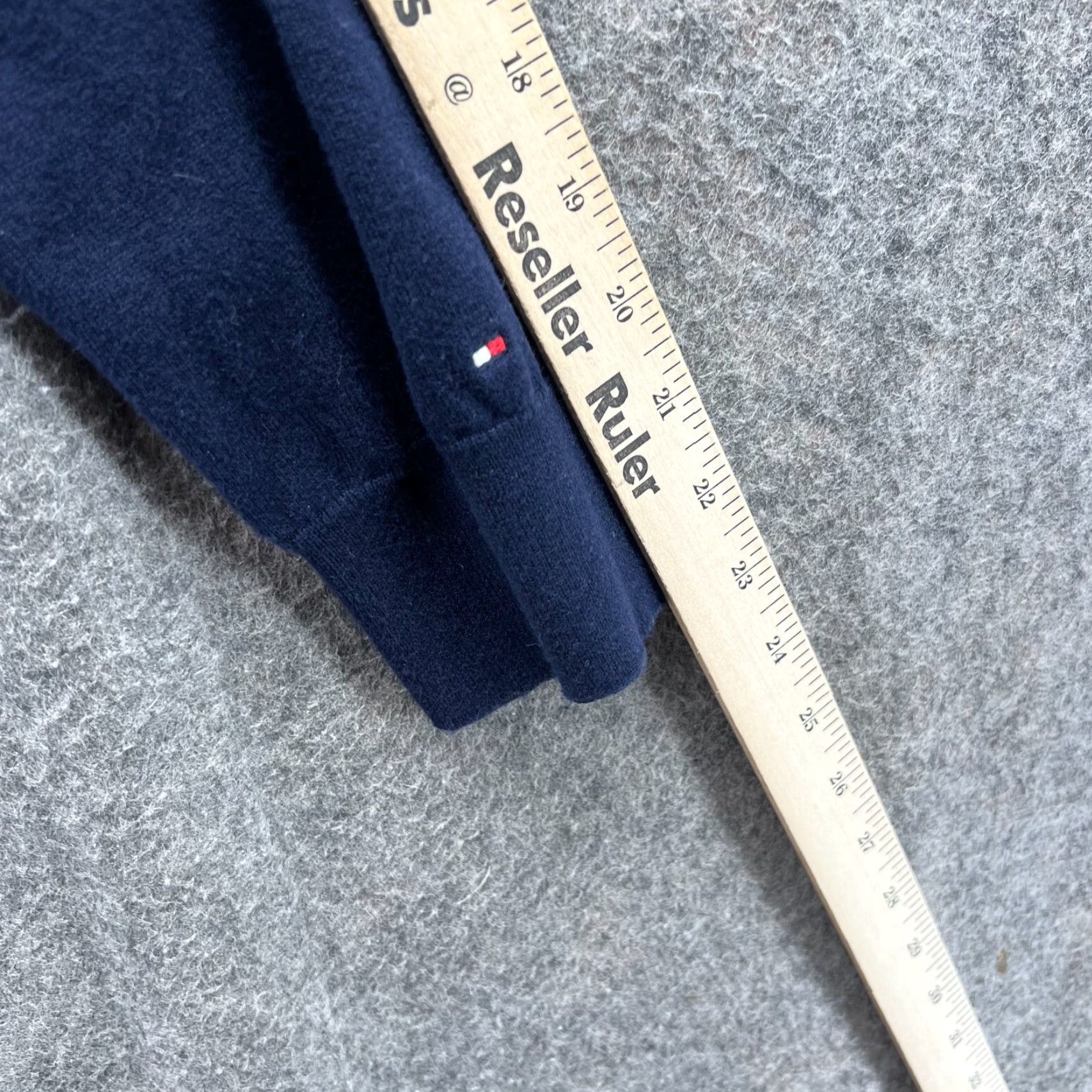 Tommy Hilfiger Tommy Hilfiger Sweater Cardigan Women XL Blue Navy Cotton Knit Logo Regular Size Type XL Ladies All Seasons Fall Spring Winter 8 Size XL / US 12-14 / IT 48-50 - 6 Thumbnail
