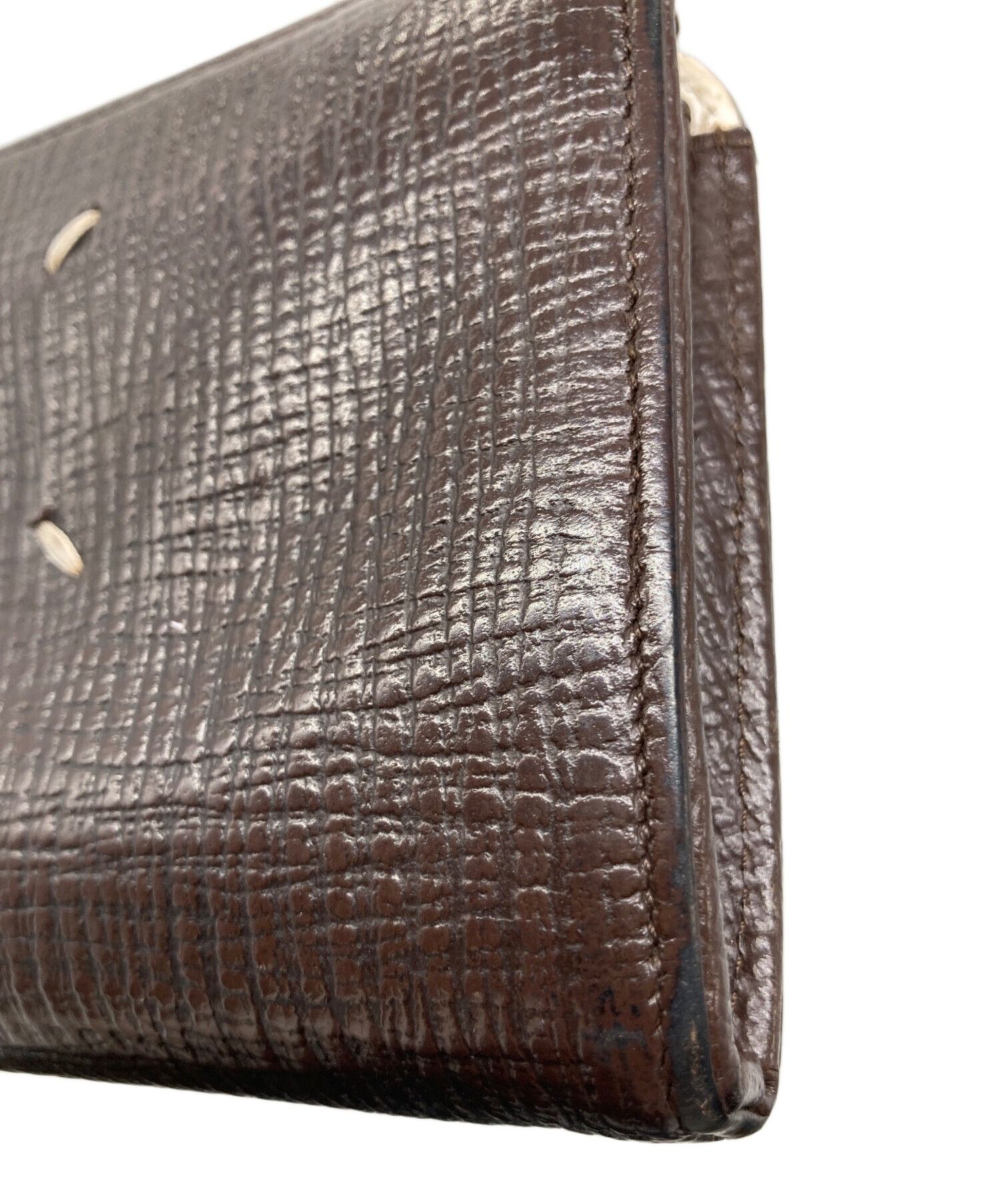 Maison Margiela Maison Margiela L-shaped Zipper Long Wallet Brown Size ONE SIZE - 9 Thumbnail