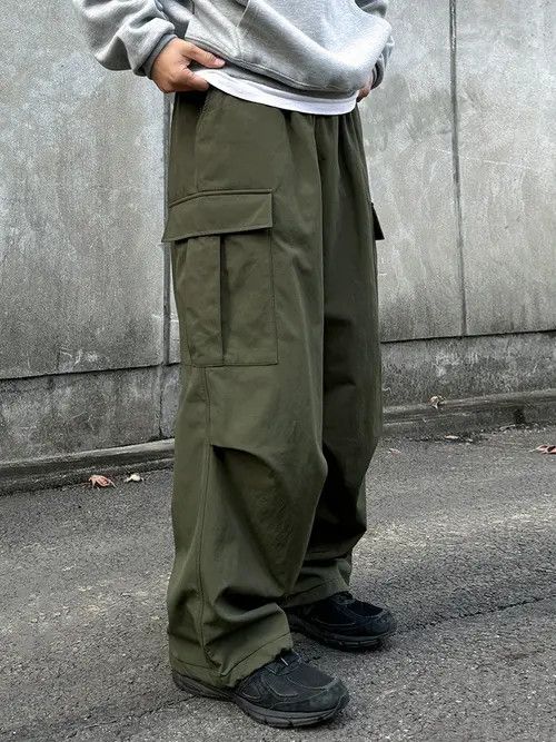 VIBE Black Multi Pocket Cargo Pants Size US 30 / EU 46 - 3 Thumbnail