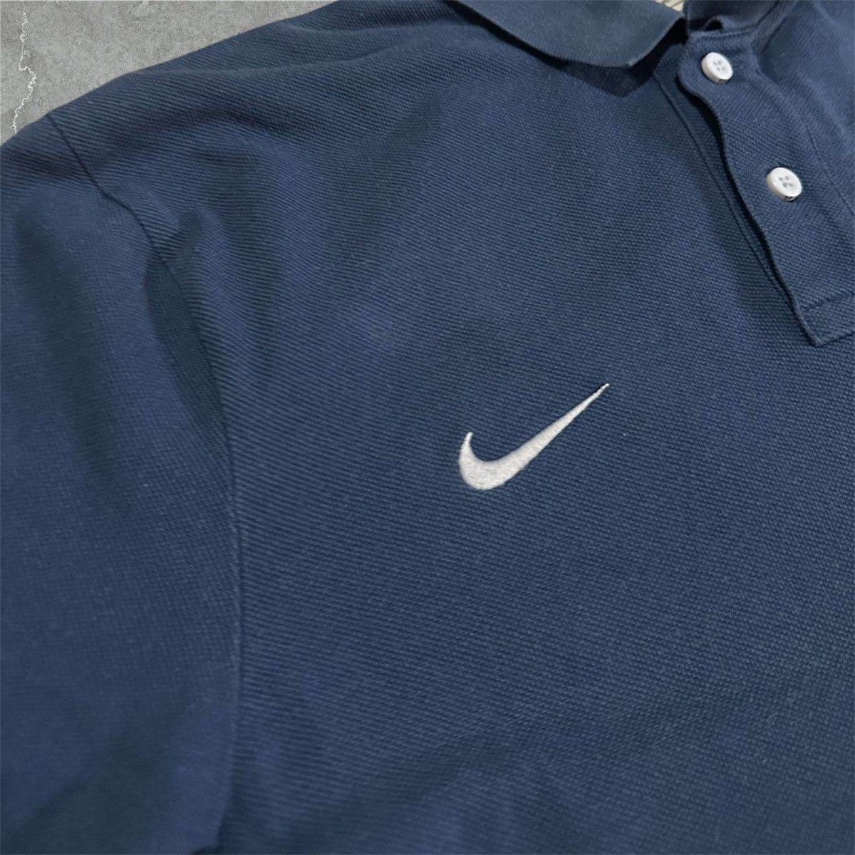 Nike Nike FFF Frankreich Polo Trikot Blau | Größe M Size US M / EU 48-50 / 2 - 3 Thumbnail