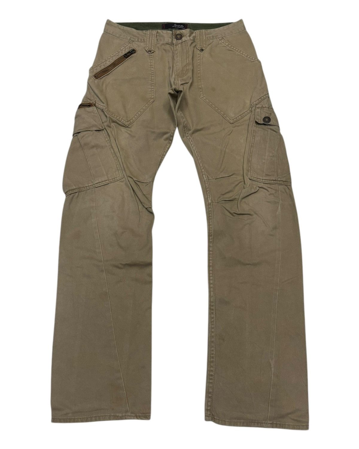If Six Was Nine × Vintage 💥TWISTED💥DOMINATE MULTI POCKET CARGO PANTS Size US 33 - 1 Thumbnail
