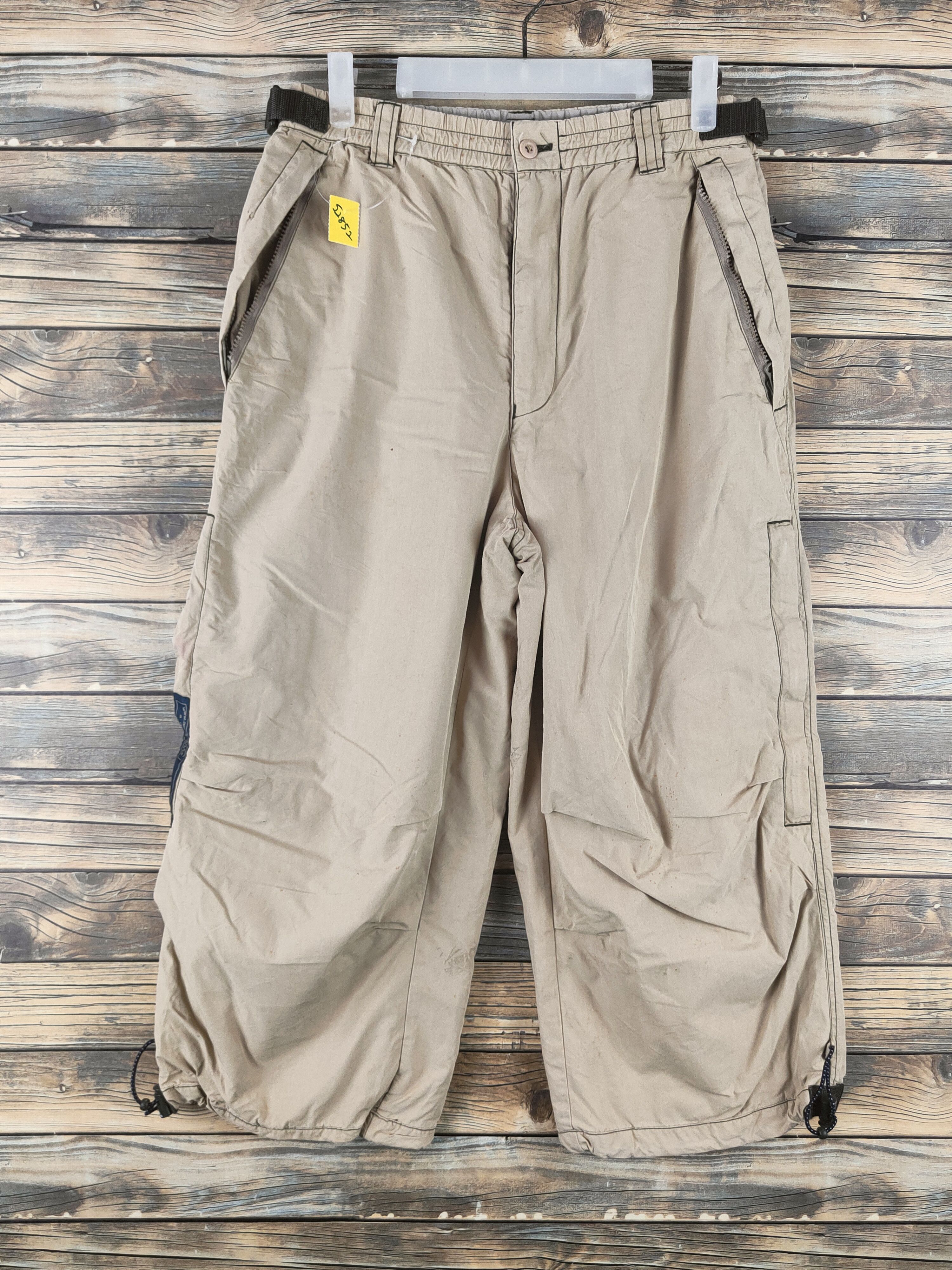 Airwalk Airwalk Beige Multipocket Cargo Pants #S2852 Size US 28 / EU 44 - 1 Thumbnail