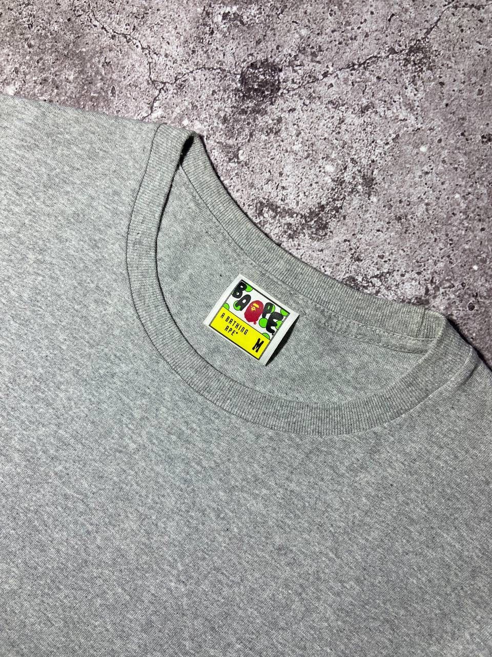 Bape Bape Streetwear Gray Basic T-shirt Cotton Size US M / EU 48-50 / 2 - 4 Thumbnail