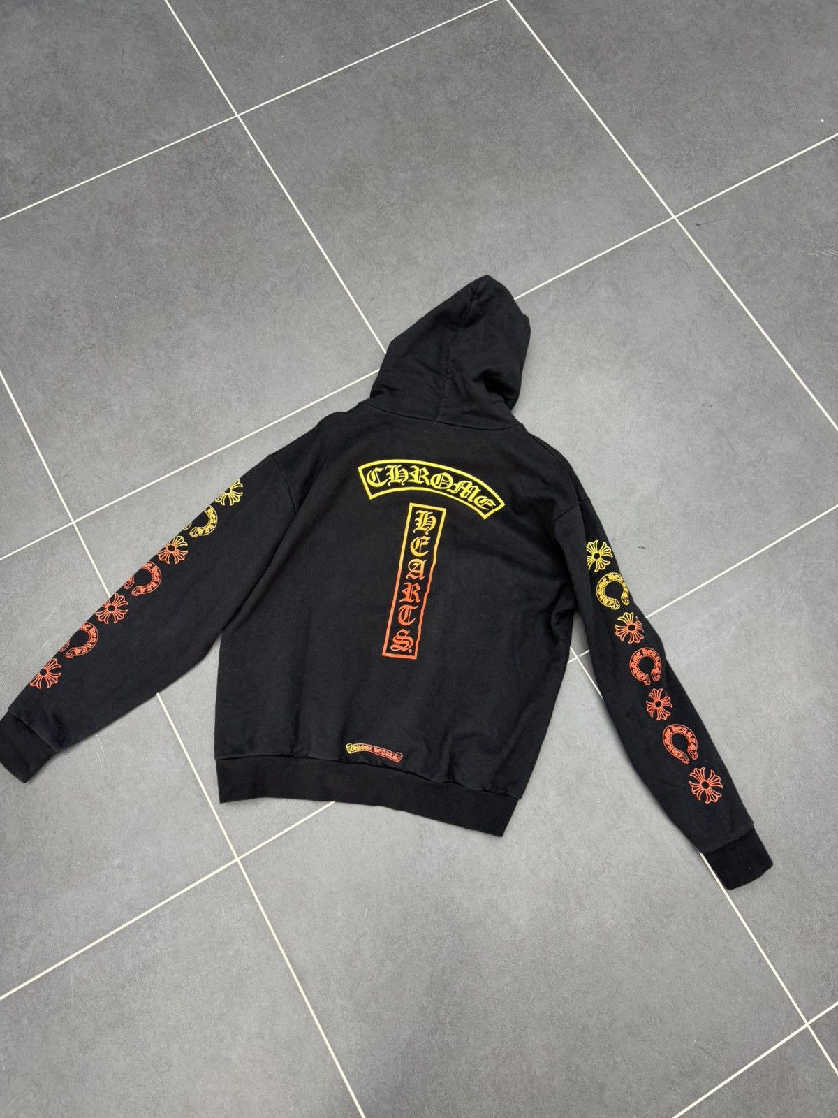 Chrome Hearts Chrome hearts gradient Logo pull over hoodie Size US L / EU 52-54 / 3 - 3 Thumbnail