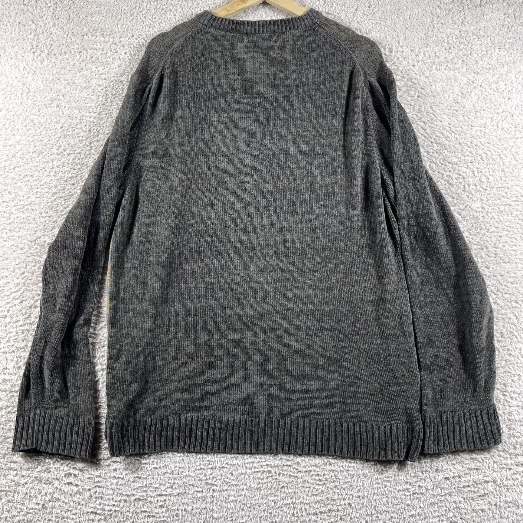 Dockers VINTAGE Dockers Sweater Mens Large Striped Gray Green Patchwork Grunge Grandpa Fashion Mens Size US L / EU 52-54 / 3 - 2 Thumbnail