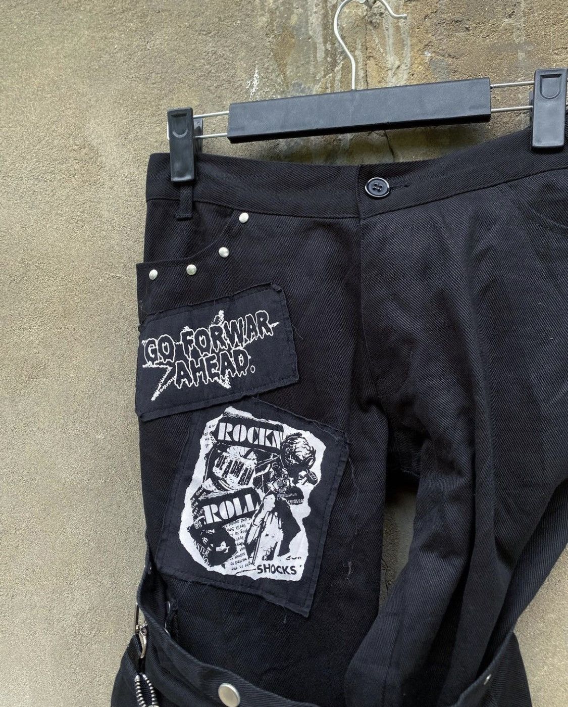 Japanese Brand Rare Sex Pot Revenge Punk Multiple Zipper Bondage Size US 30 / EU 46 - 7 Thumbnail