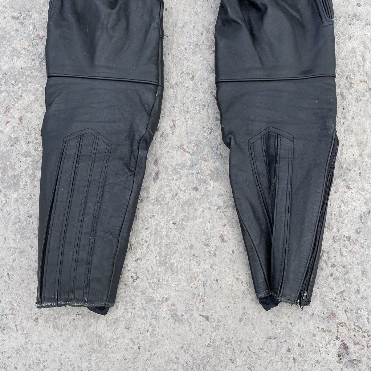 Other Vintage Moto Leather Pants Size 48 Y2K 90s USA Japanese Size US 29 - 8 Thumbnail