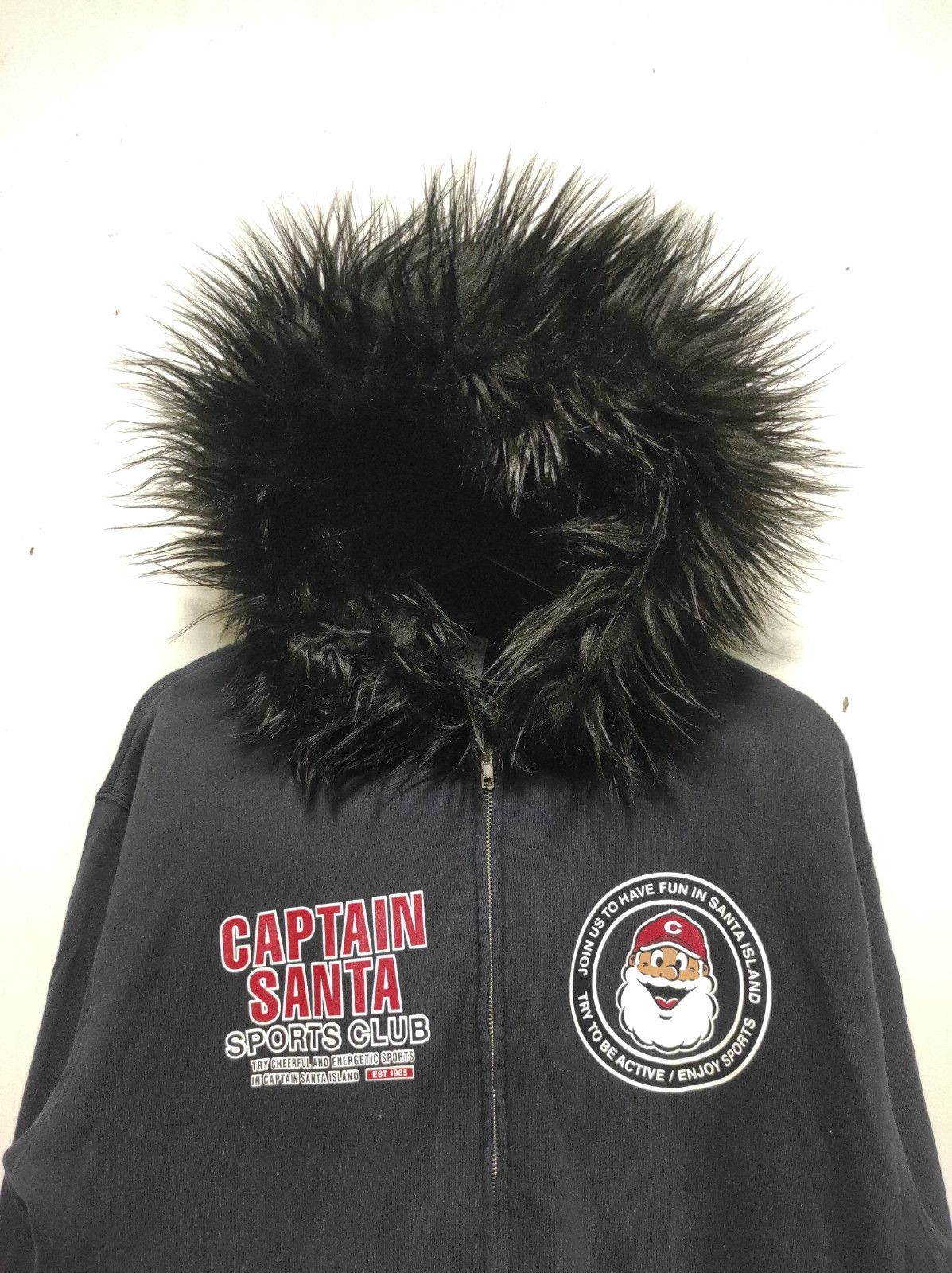 Japanese Brand Captain Santa Navy zip fur hoodie ifsix LGB style Size US XL / EU 56 / 4 - 3 Thumbnail