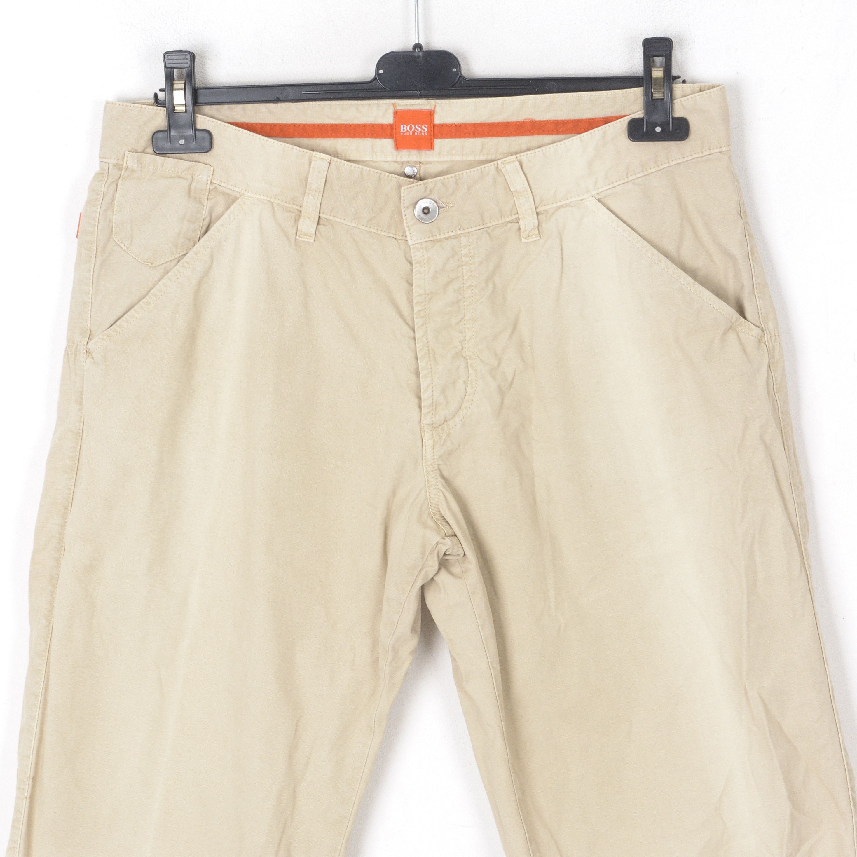 Hugo Boss Noom W34 L34 Regular Straight Made in Italy Pants Trousers Size US 34 / EU 50 - 2 Thumbnail