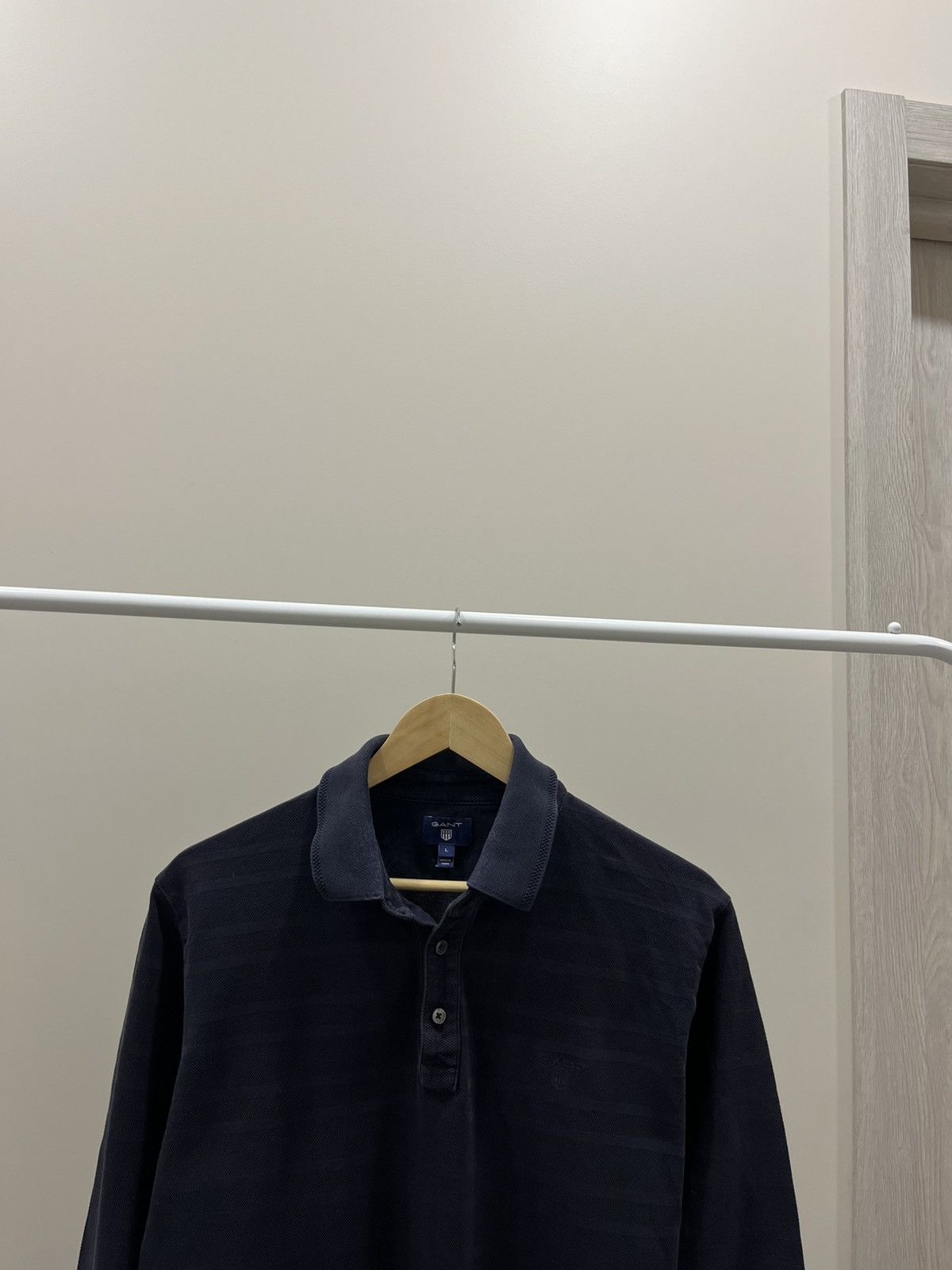 Gant Vintage Gant Rugby Polo Shirt Y2K Cotton Long Sleeve Striped Size US L / EU 52-54 / 3 - 1 Thumbnail