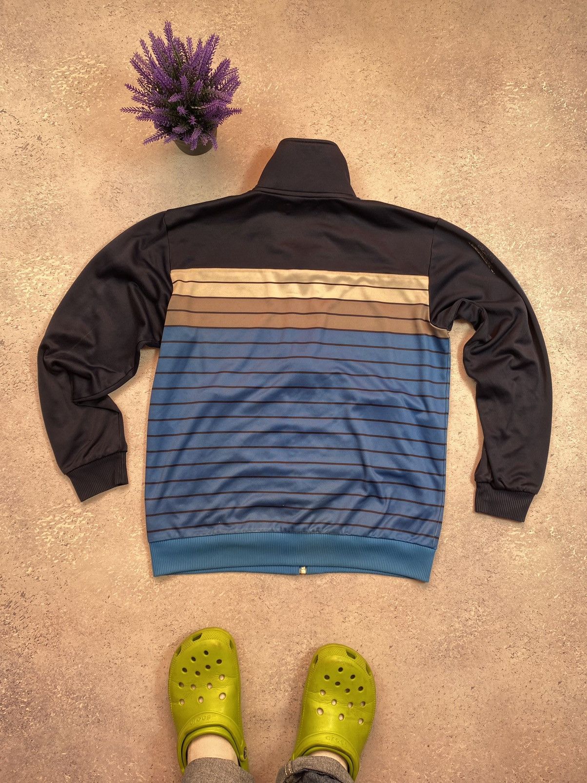 Adidas × Vintage Adidas men’s blue full zip up hoodie size medium Size US M / EU 48-50 / 2 - 4 Thumbnail