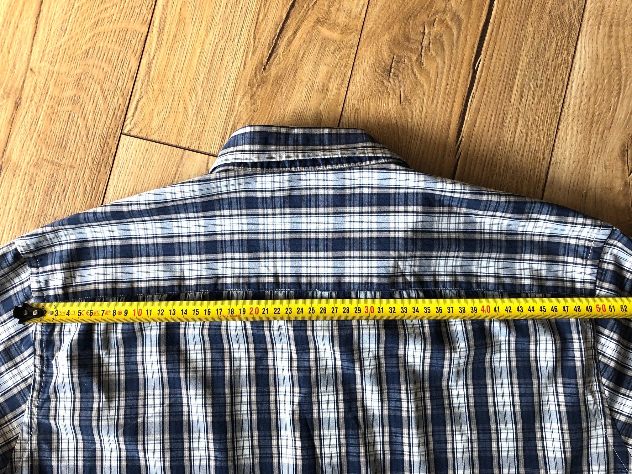 Other Men's checked shirt navy blue-beige Basefield 2XL/3XL Size US XXL / EU 58 / 5 - 7 Thumbnail