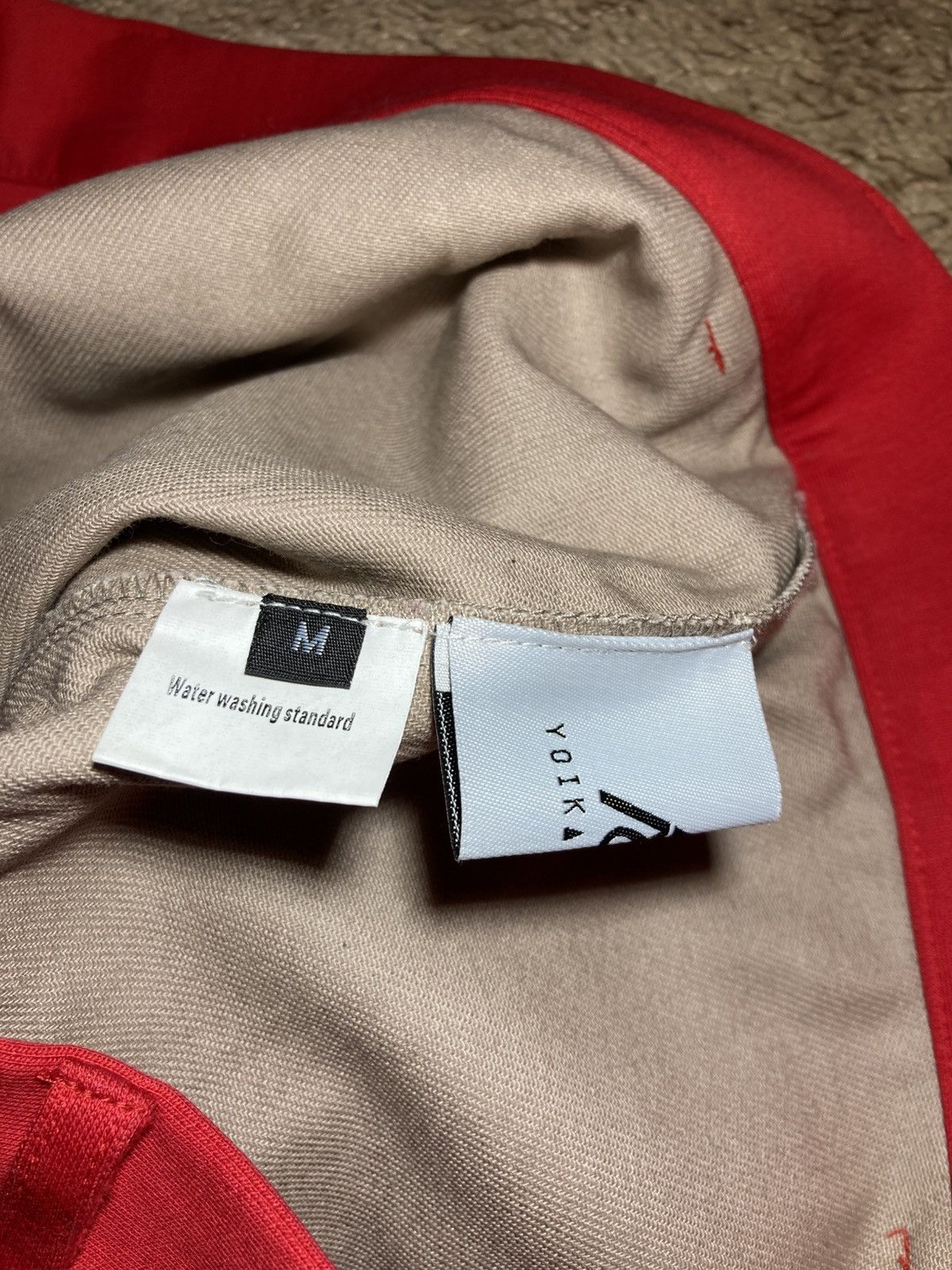 Japanese Brand 2020 Yoikadakada Hybrid Cargo Split Pants Red Chinese 2021 Size US 32 / EU 48 - 6 Thumbnail