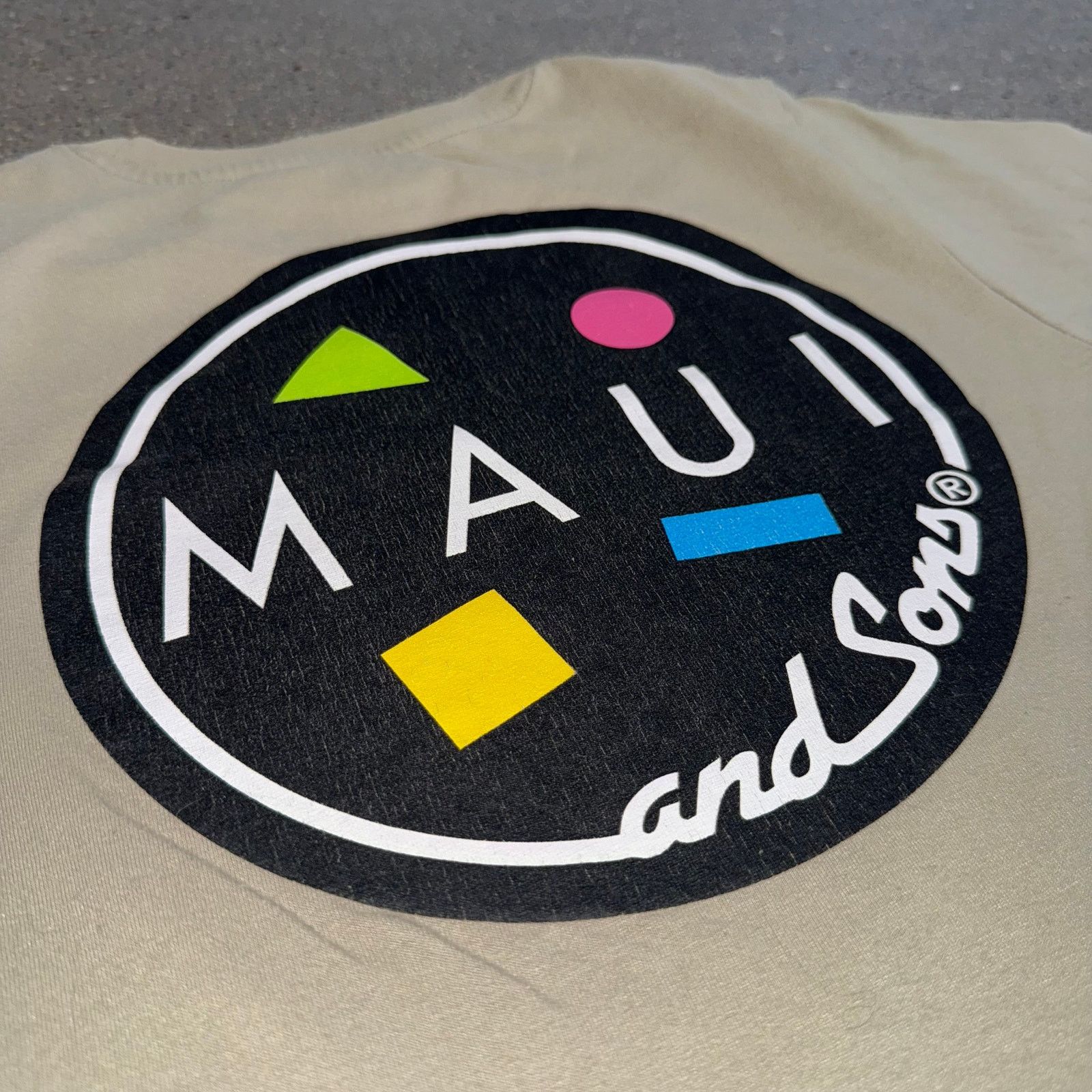 Maui and Sons Maui & Sons T-Shirt S Beige Retro Surf Skate Logo 80s Vibe Size US S / EU 44-46 / 1 - 3 Thumbnail