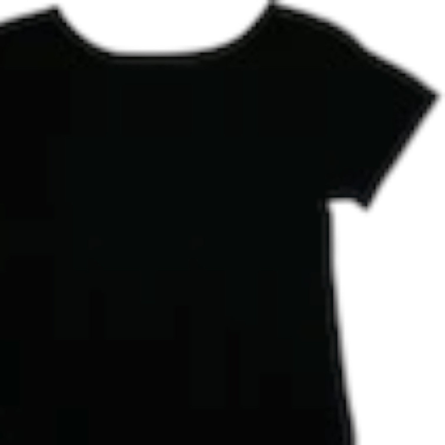 Other Japna Women’s Solid Black Short Sleeve Sheer Top Extra Small Size XS / US 0-2 / IT 36-38 - 3 Thumbnail