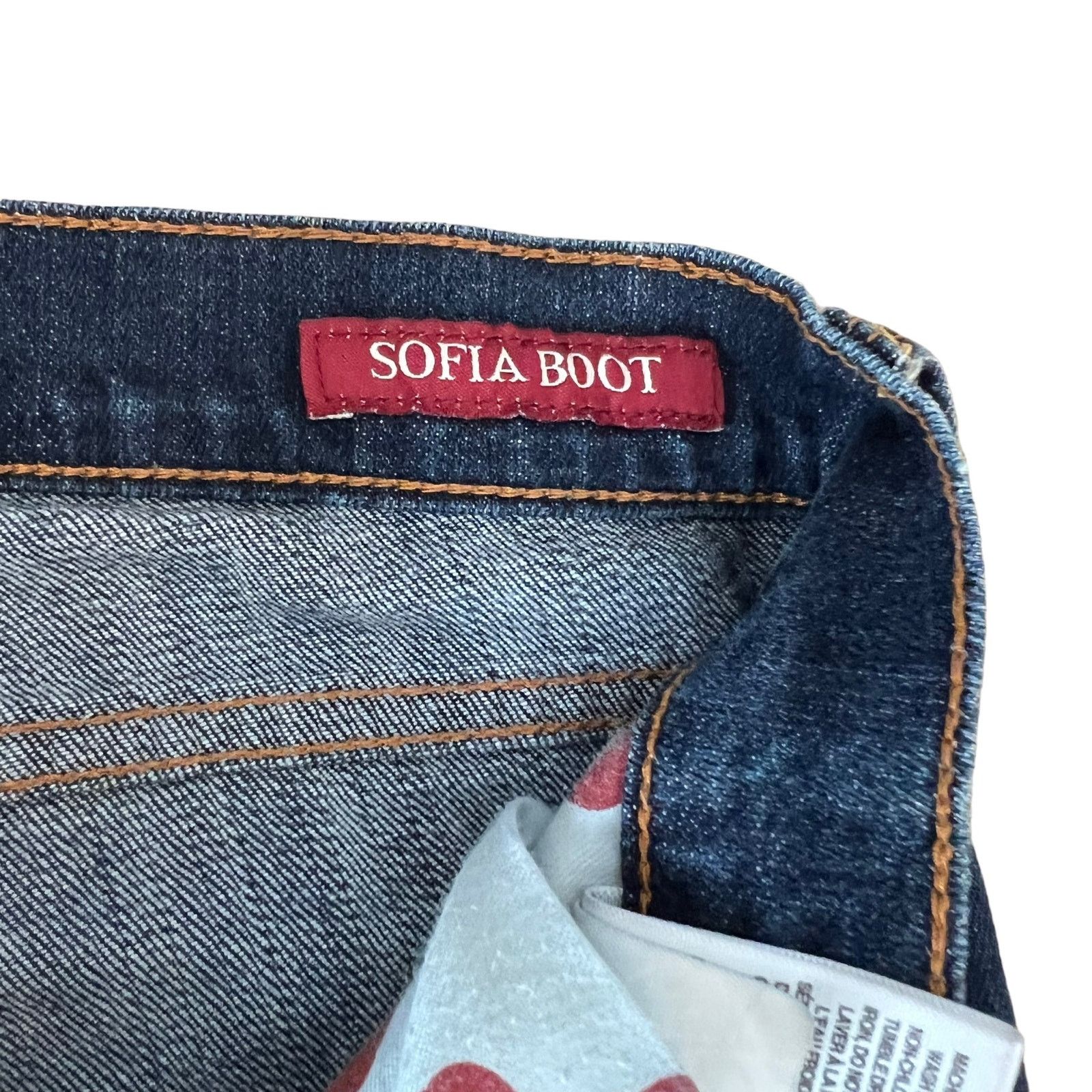 Lucky Brand Lucky Brand Sofia Dark Rinse Boot Cut Jeans Size 4 27 Size 27" / US 4 / IT 40 - 10 Thumbnail