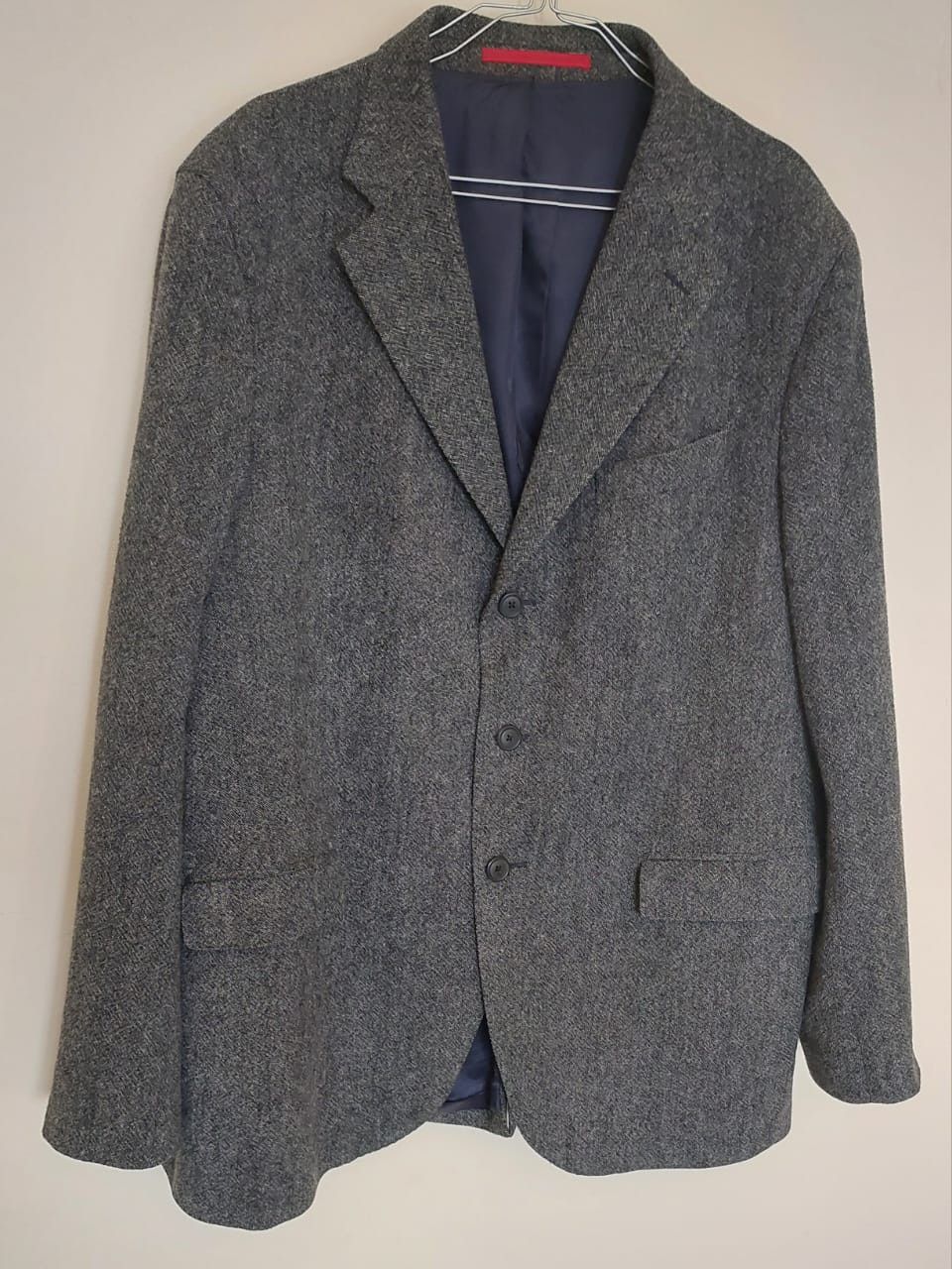 image of Carolina Herrera Blazer Sports Coat Men's Jacket Size XL in Grey