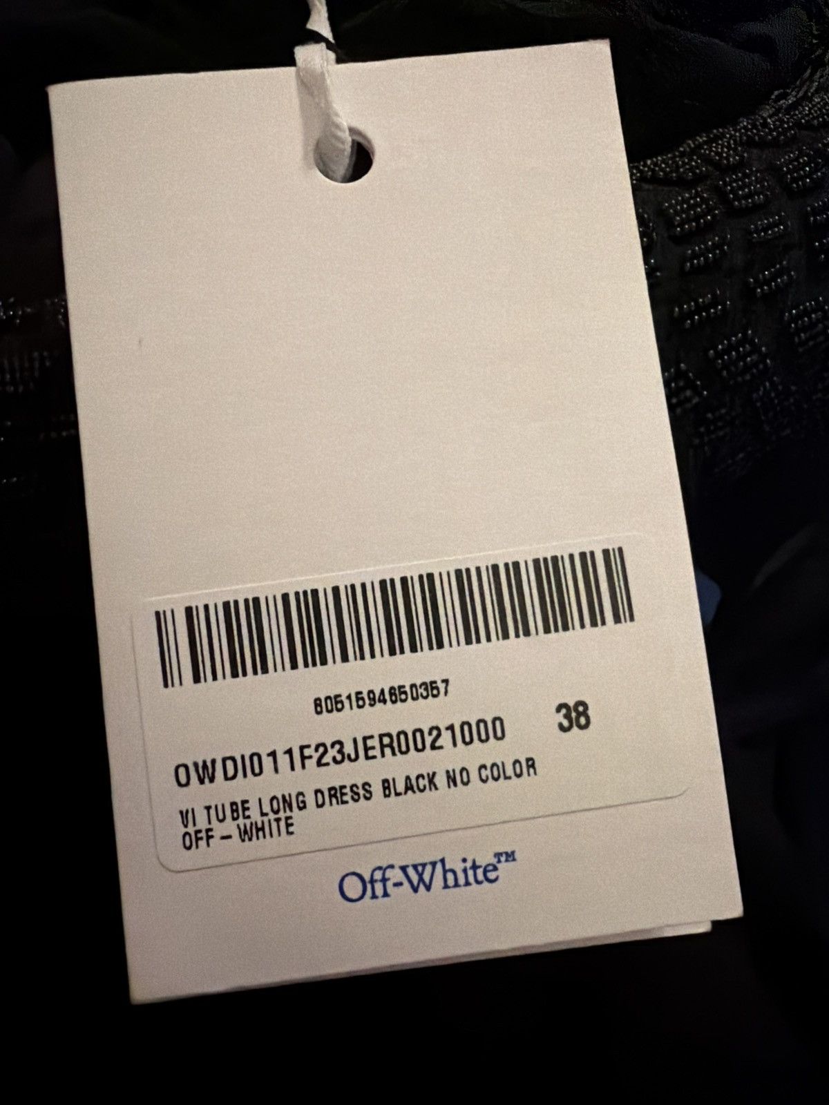 Off-White Vi tube long dress Size XS / US 0-2 / IT 36-38 - 6 Thumbnail