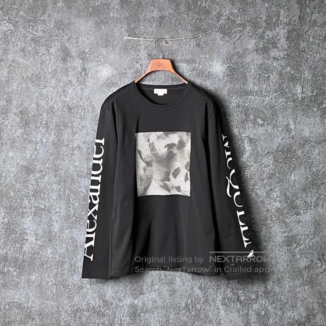 Alexander McQueen Alexander McQueen Black Printed Cotton T-shirt. Size US XS / EU 42 / 0 - 1 Thumbnail