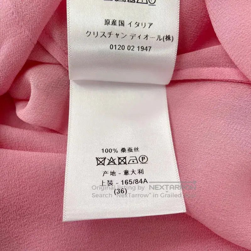 Dior Dior Pink Silk Summer Blouse for Women . Size S / US 4 / IT 40 - 7 Thumbnail