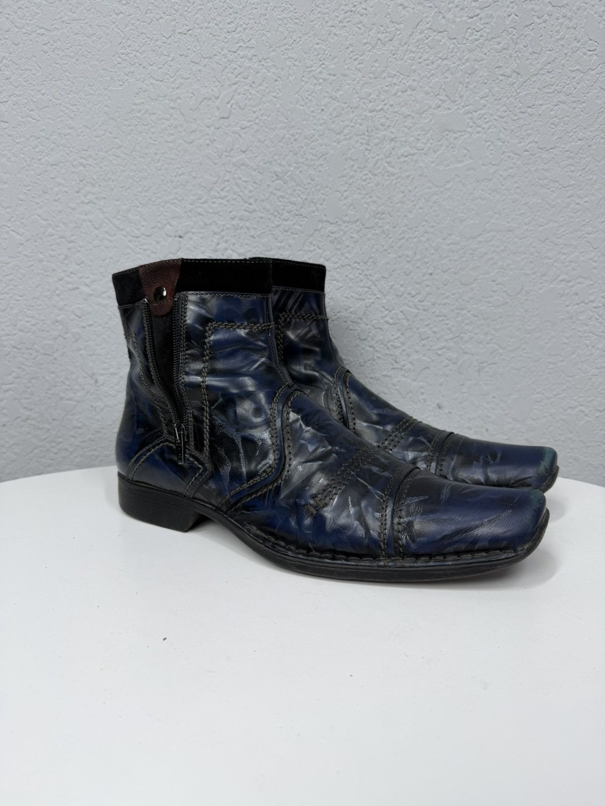 If Six Was Nine Vintage Italian AS 98 Like Guidi 795v Leather Biker Boots Size US 10 / EU 43 - 10 Thumbnail
