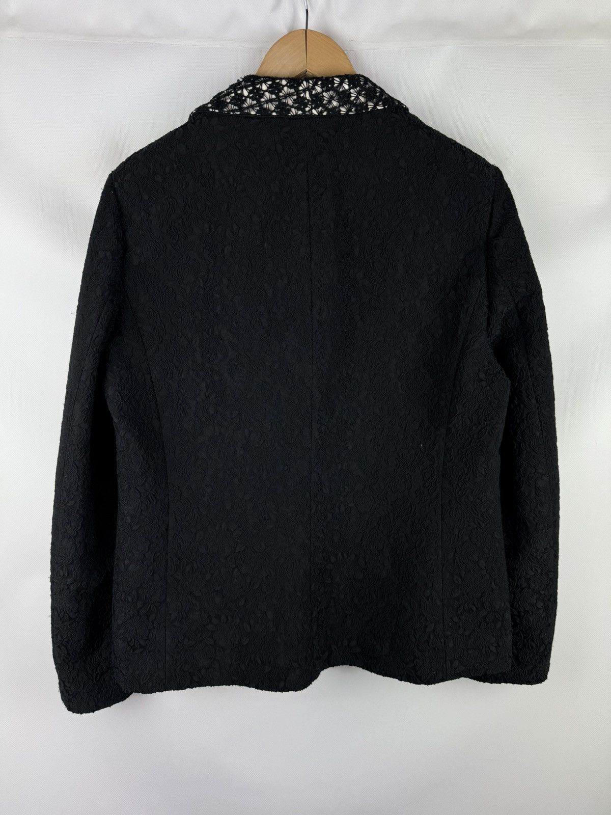Dolce & Gabbana Dolce & Gabbana Ladies Lace Trim Blazer Jacket Size 32 / 46 Size L / US 10 / IT 46 - 14 Thumbnail
