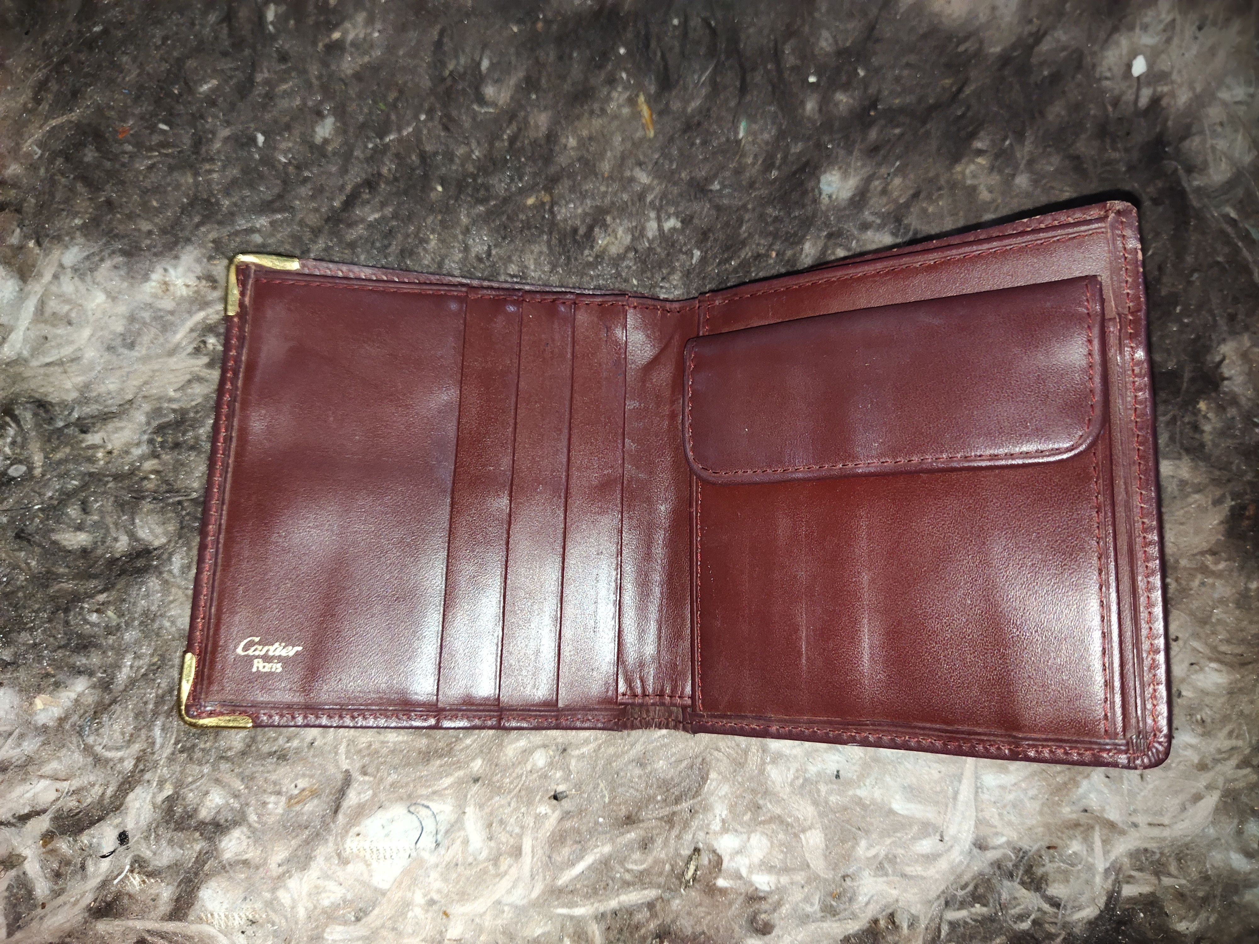 Cartier × Vintage Vintage CARTIER Bi Fold Red Wallet Size ONE SIZE - 5 Thumbnail