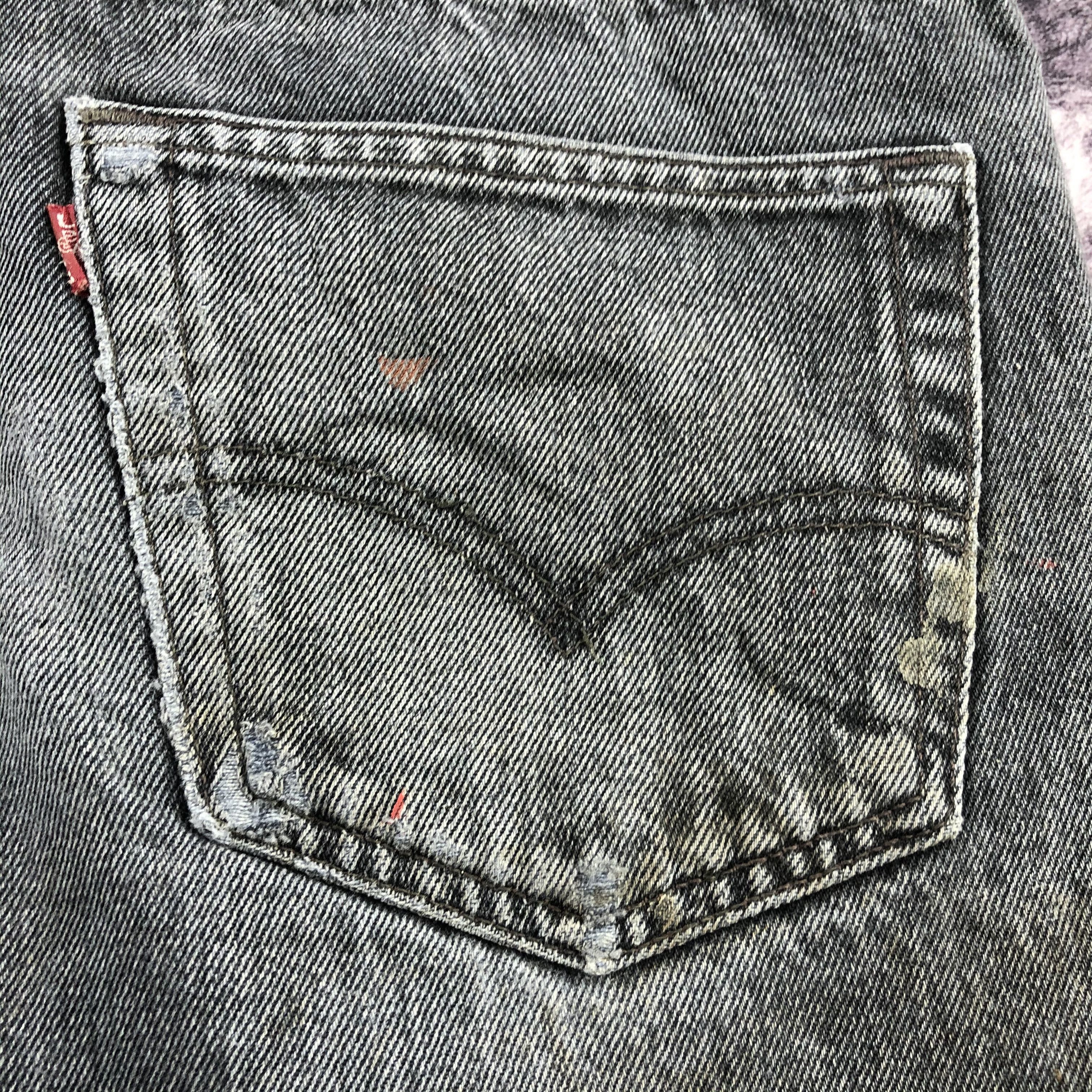 Levi's × Vintage Vintage 90s Levis 501 Sunfaded Jeans-JM2365 Size US 33 - 7 Thumbnail