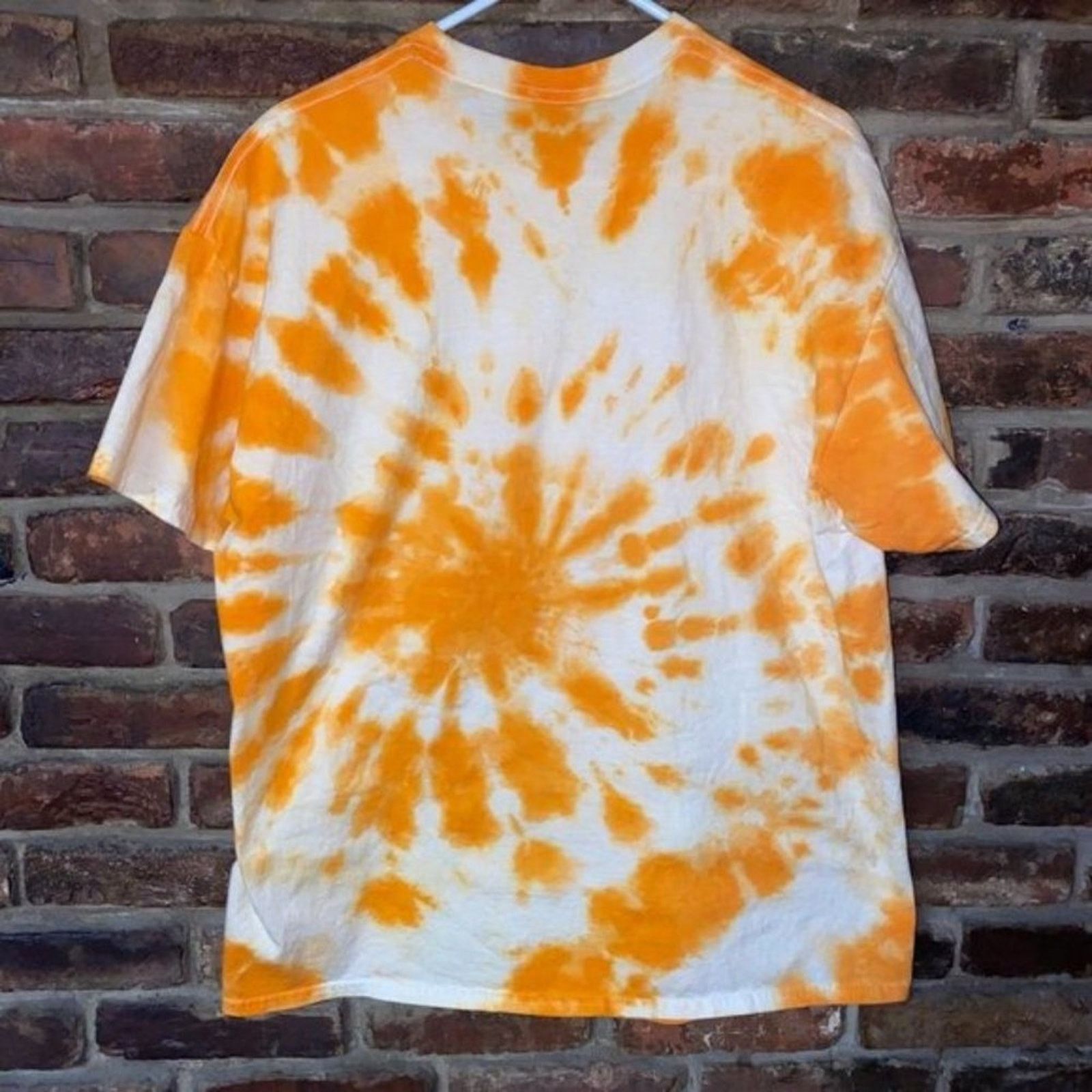 Hard Rock Cafe Hard Rock Orange Custom Tie Dye Graphic T-shirt XL Size US XL / EU 56 / 4 - 6 Thumbnail