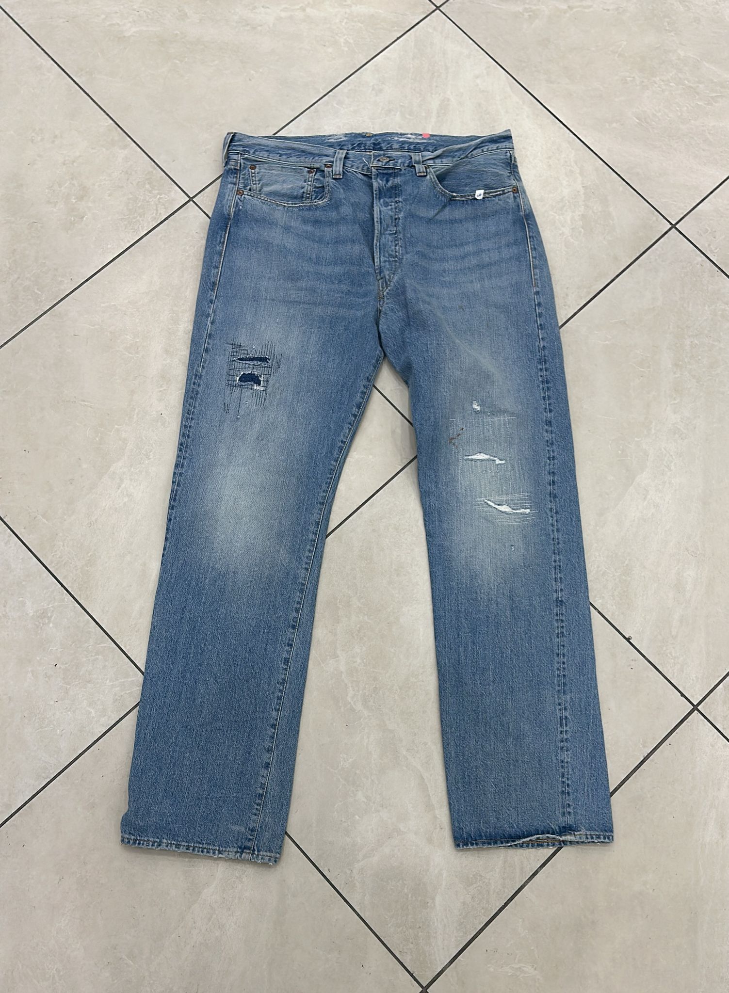 Levi's Vintage Clothing LVC Levi's Vintage Clothing 1947 501XX BigE Selvedge Jeans Size US 38 / EU 54 - 1 Thumbnail