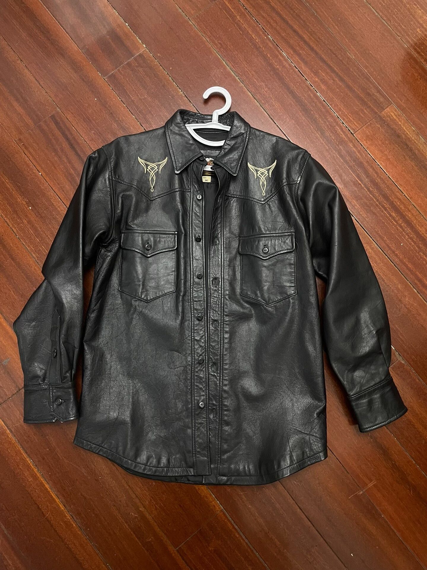 Vintage Vintage Harley Davidson Leather Shirt Size US M / EU 48-50 / 2 - 1 Thumbnail