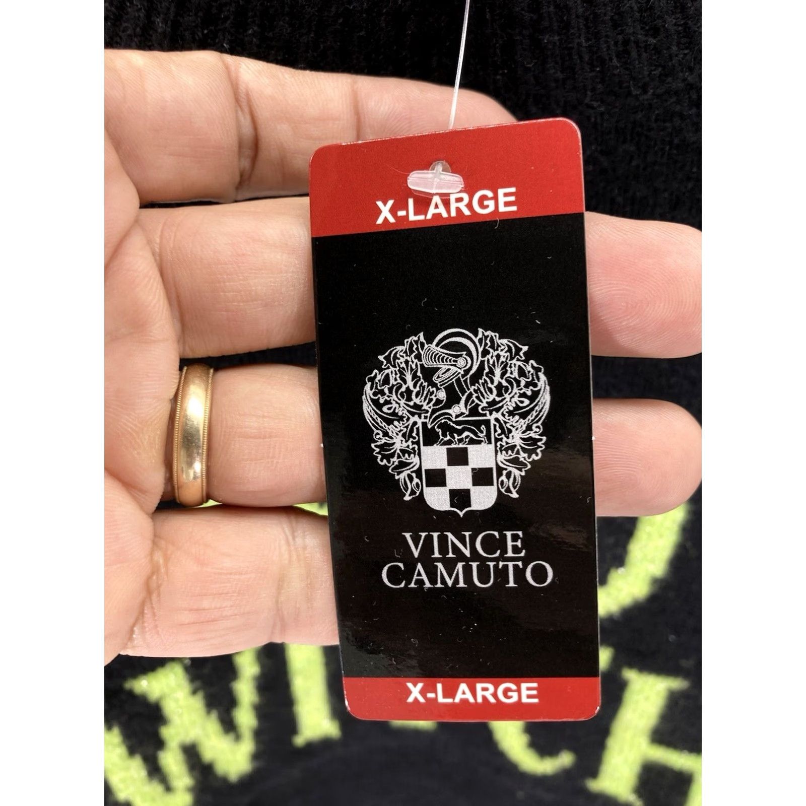 Vince Camuto Vince Camuto Sweater Women XL Black Halloween Pullover NWT Bad Witch Wicked Crew Neck Simulated Acrylic Polyester Spandex Shirt Size XL / US 12-14 / IT 48-50 - 5 Thumbnail