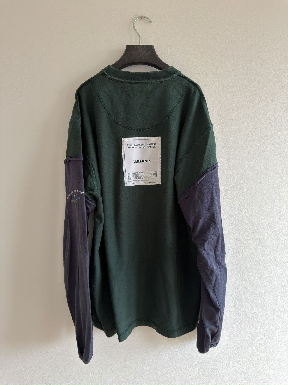 Vetements *RARE* VETEMENTS DEMNA GVASALIA REWORKED LONGSLEEVE Size US XS / EU 42 / 0 - 1 Thumbnail