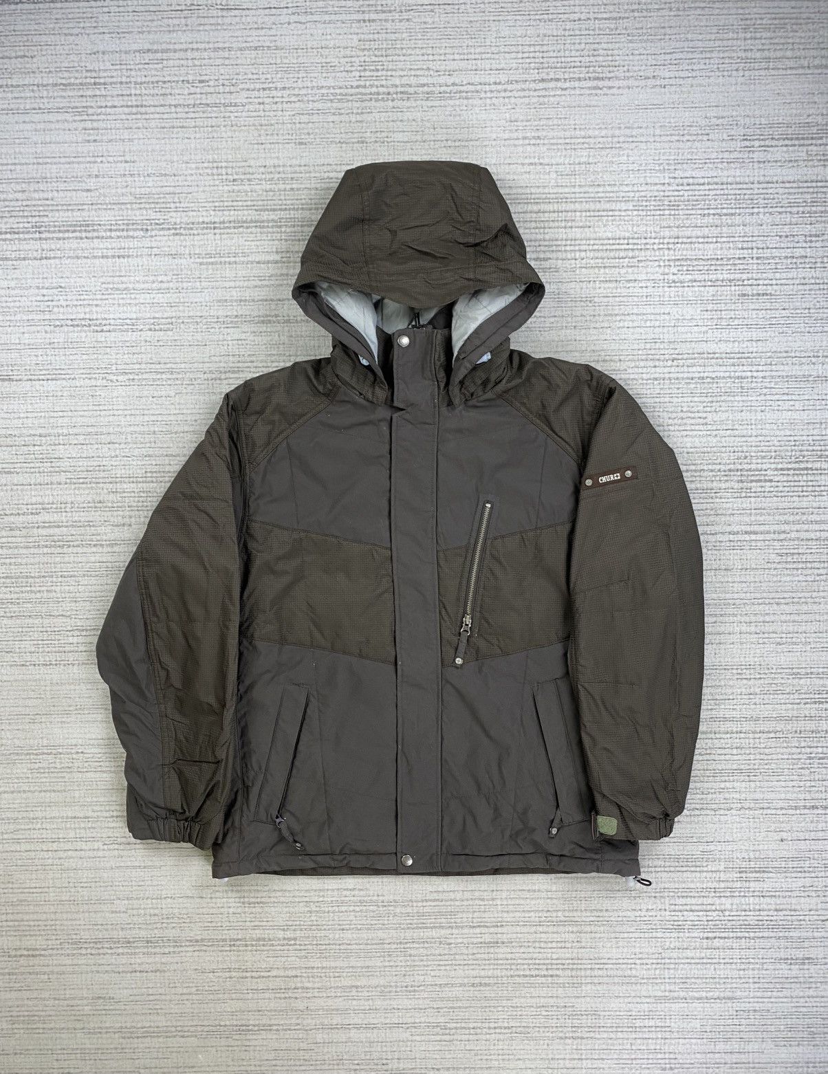 Japanese Brand Chur Snowboarding Cross Logo Zipper Multipocket Jacket Size US L / EU 52-54 / 3 - 1 Thumbnail