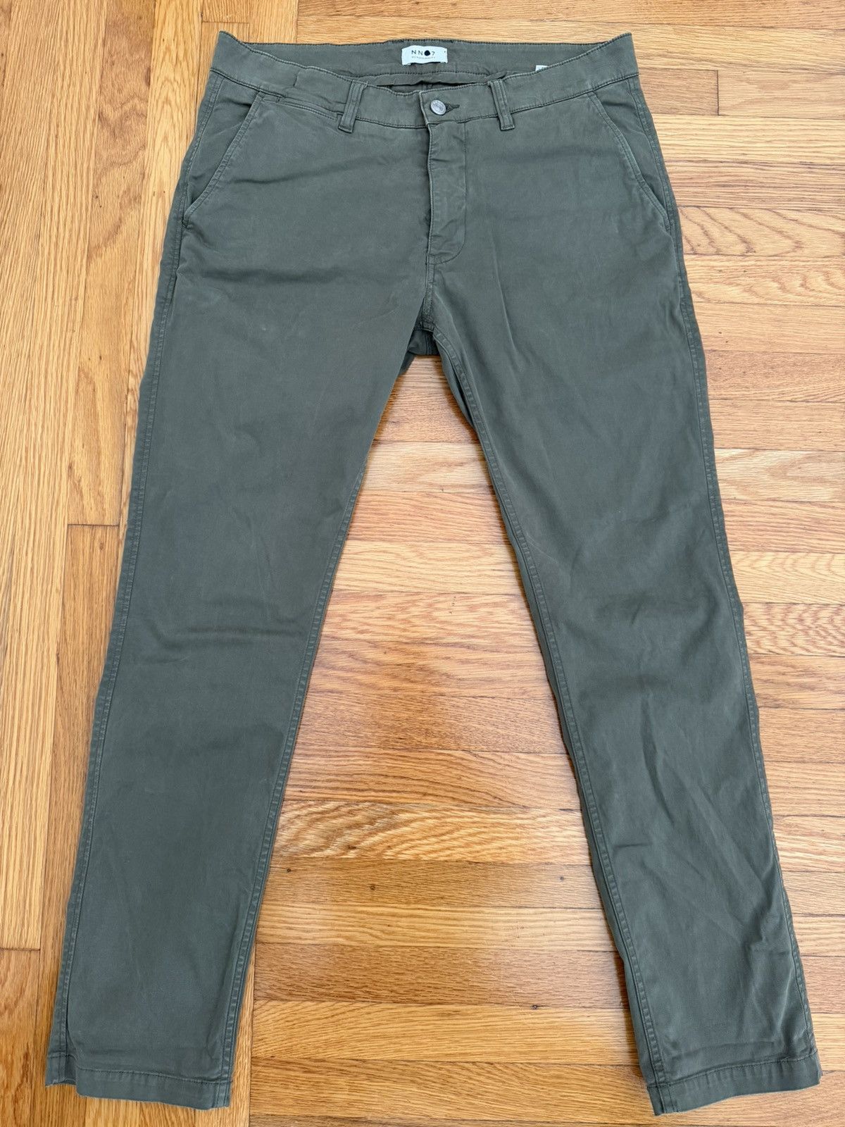 NN07 NN07 Marco 1400 Olive Chinos – Size 33x32 Size US 33 - 1 Thumbnail