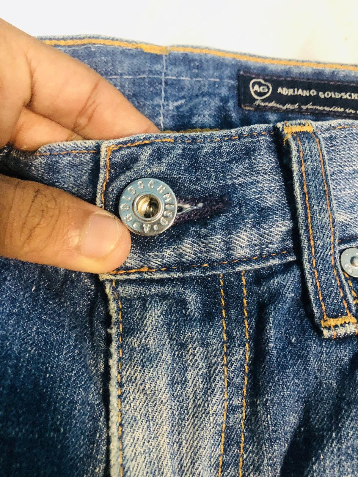 AG Adriano Goldschmied Distressed Denim Adriano Goldschmied Jeans MadeInUsa (3) Size 32" / US 10 / IT 46 - 9 Thumbnail