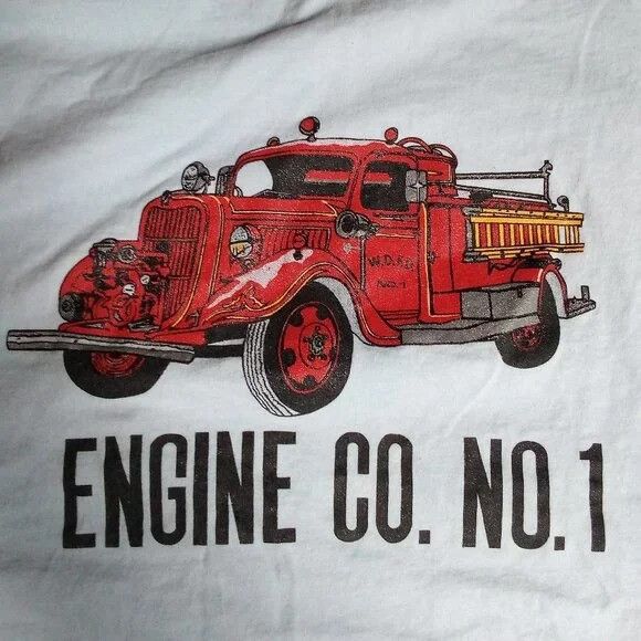 Other Vintage Williams Fire & Rescue Fire Engine T-Shirt Size US L / EU 52-54 / 3 - 4 Thumbnail