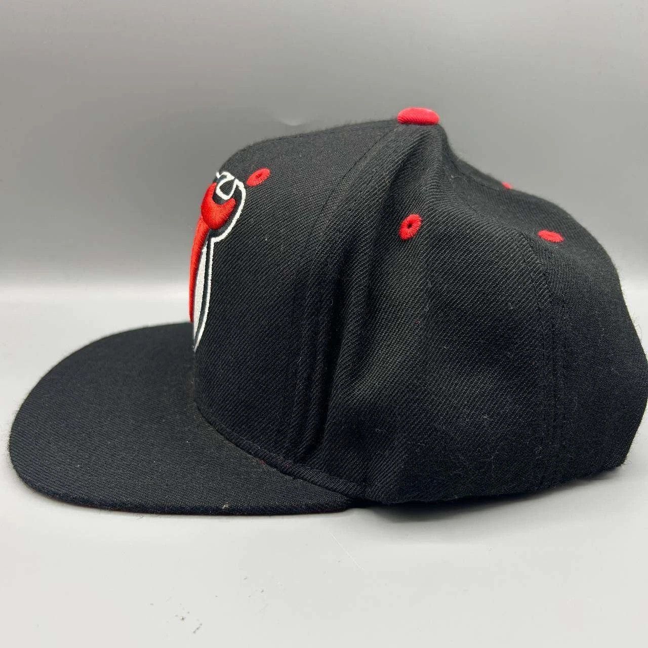 Mitchell & Ness New Jersey Devils Hat Men Black Red Embroidered Snap Back Size ONE SIZE - 7 Thumbnail