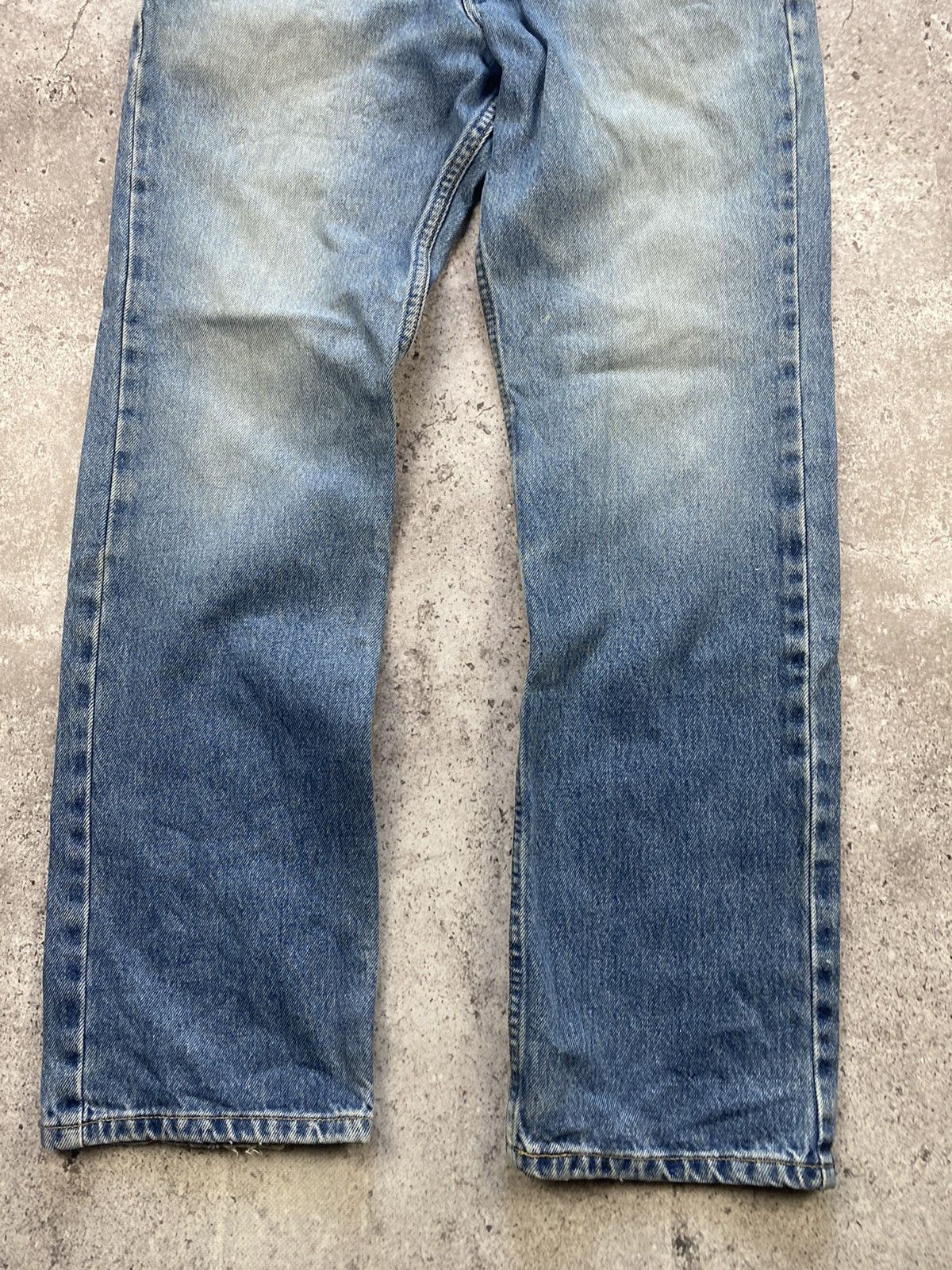 Japanese Brand × Levi's × Vintage Vintage 90s Levi's 581 Washed Blue Denim Jeans size 31x30 Size US 31 - 3 Thumbnail
