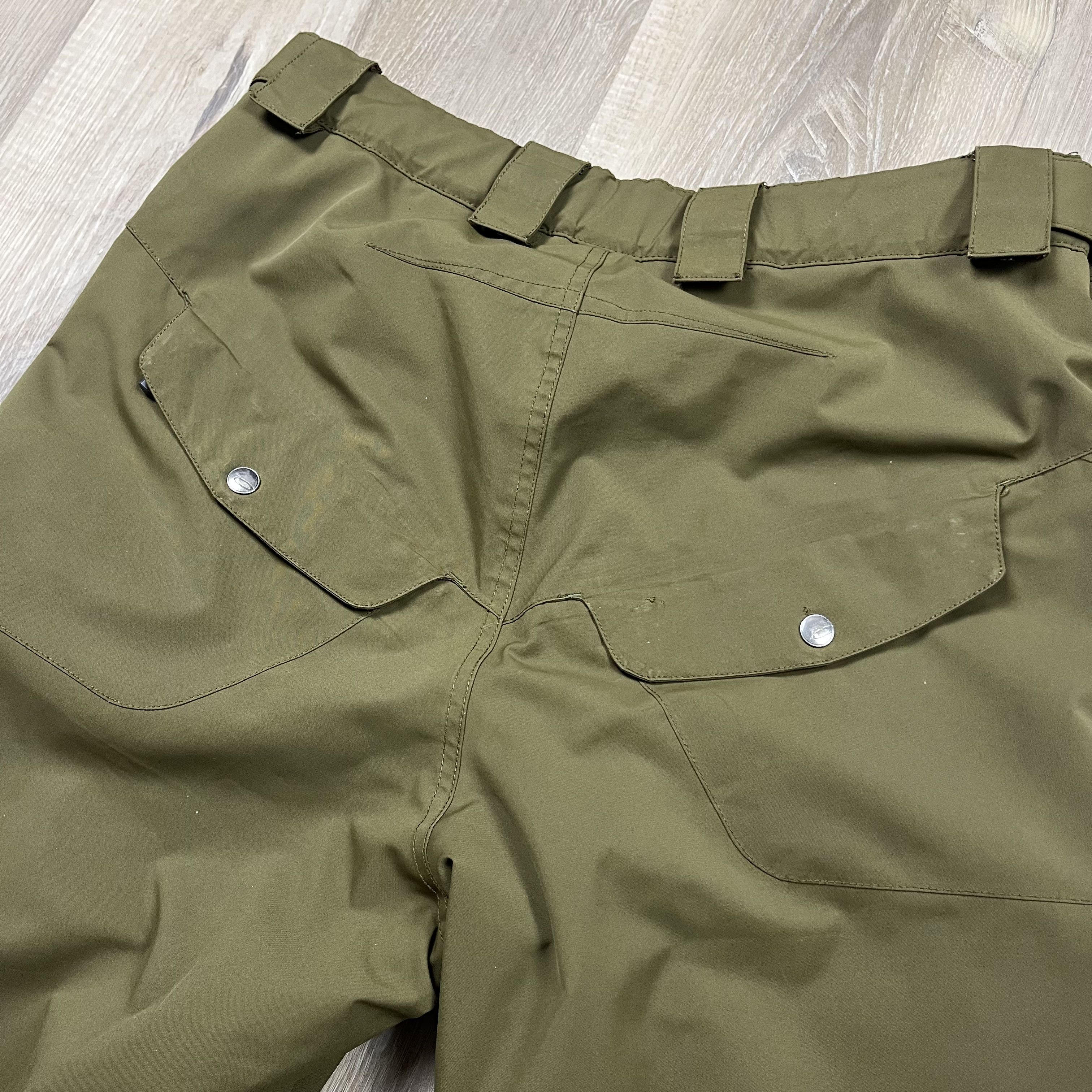 Oakley Y2K Oakley Snow Pants Olive Green Baggy Size Medium 34x30 Size US 34 / EU 50 - 8 Thumbnail