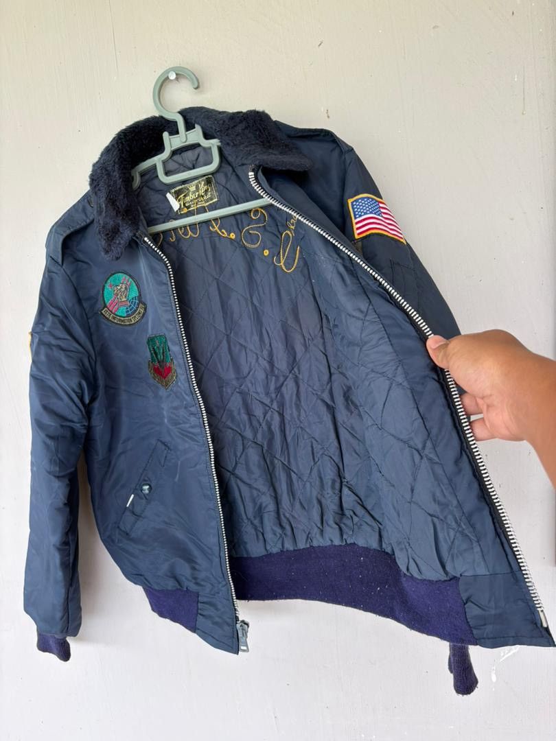 Vintage Vintage 90 MA-1 Flight Jacket USAF Tactical Air Command Size US XS / EU 42 / 0 - 5 Thumbnail