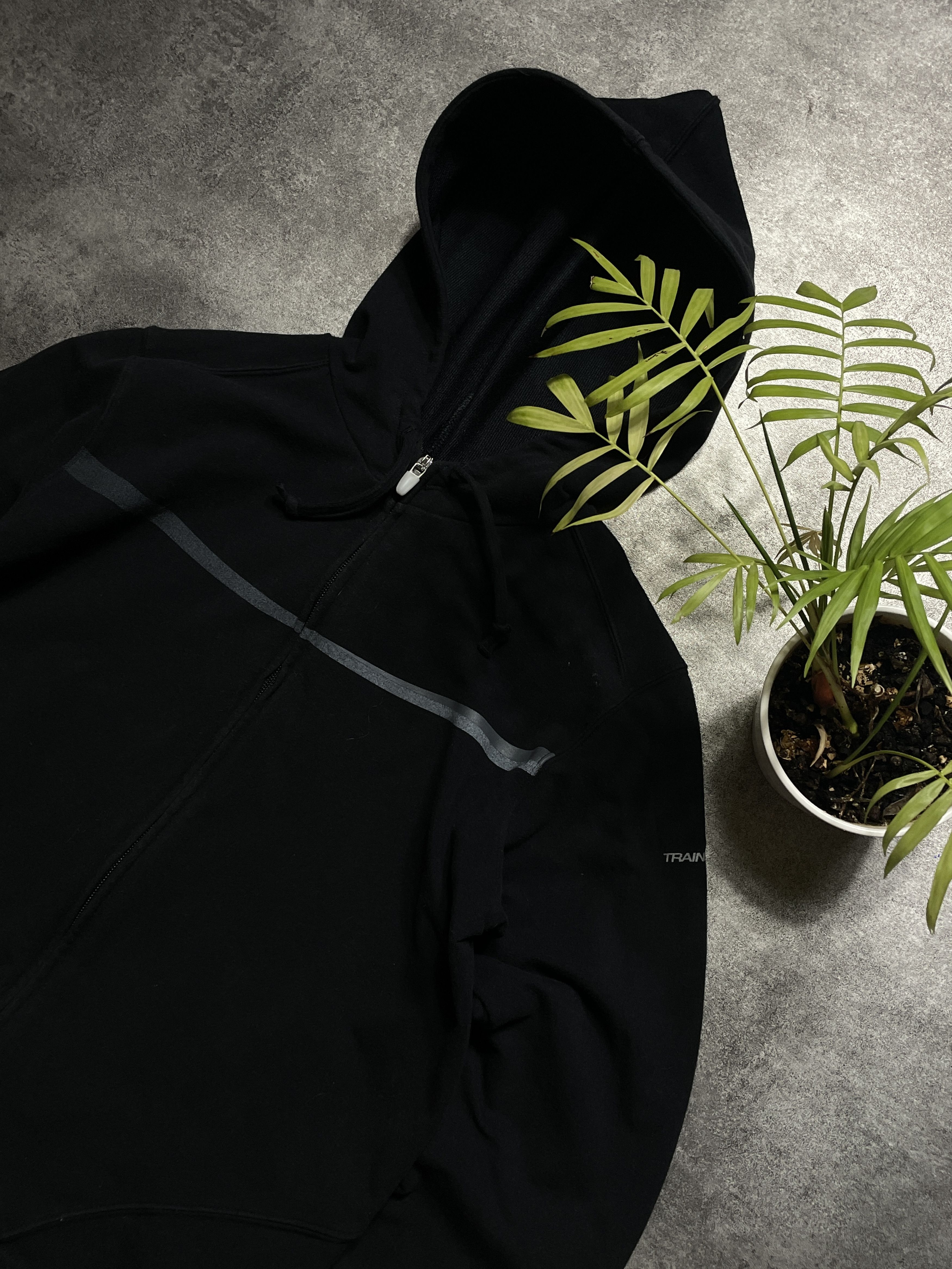 Nike ❗️RARE❗️Nike Vintage Y2K Training Hoodie Thin Swoosh Size L / US 10 / IT 46 - 3 Thumbnail