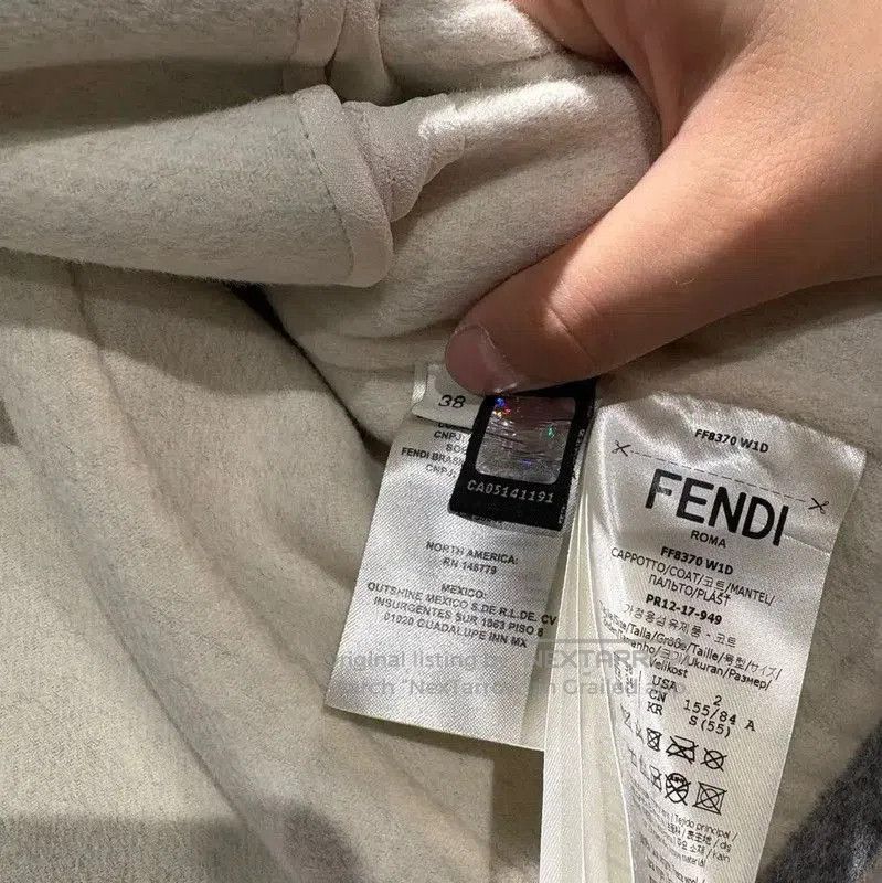 Fendi Fendi Gray Wool Women's Coat . Size M / US 6-8 / IT 42-44 - 5 Thumbnail