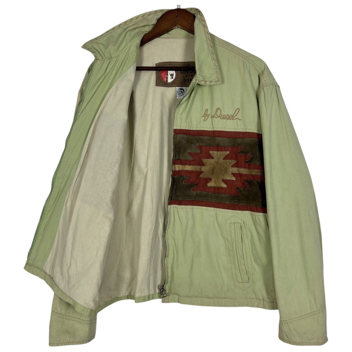 Diesel 90s Vintage DIESEL LEATHER TRIBE Jacket Size US L / EU 52-54 / 3 - 3 Thumbnail